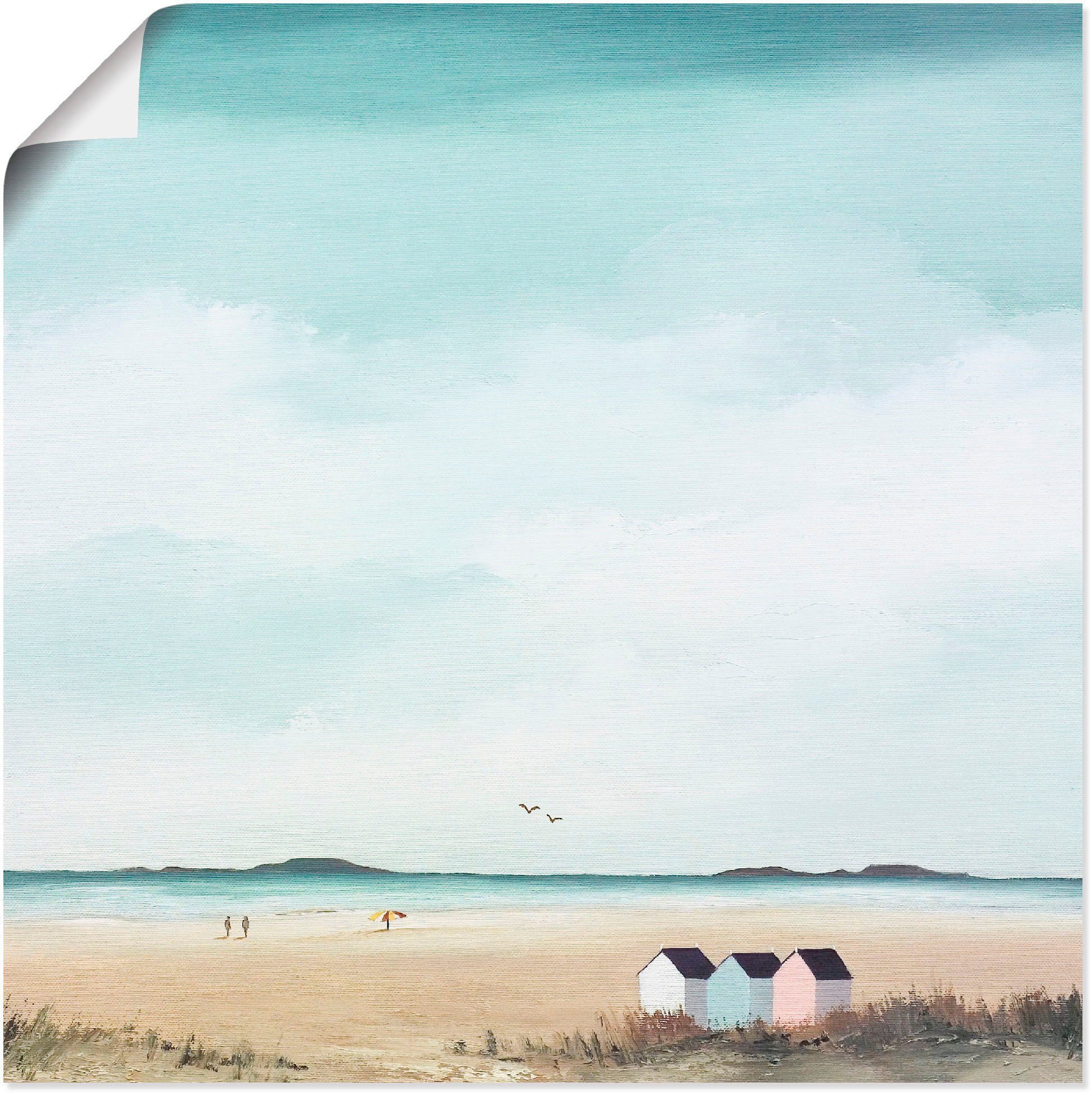 Artland Wandbild Sonniger Morgen IV, Strand günstig online kaufen