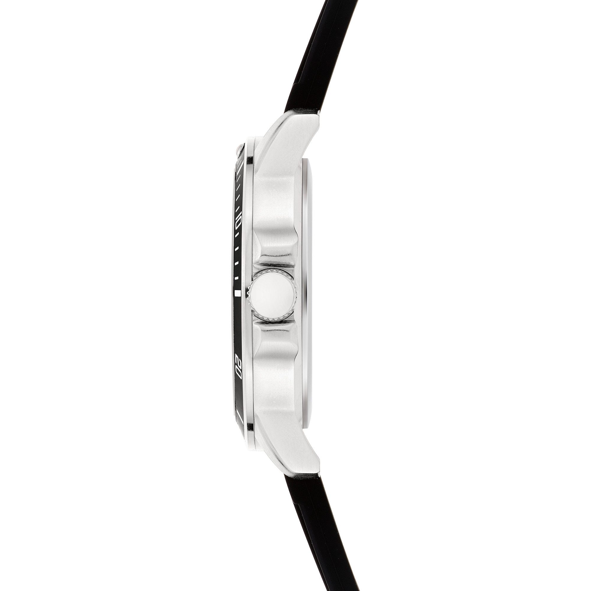s.Oliver Quarzuhr Elegant Silicone SO-4421-PQ, Armbanduhr, Herrenuhr, Silikonarmband, analog