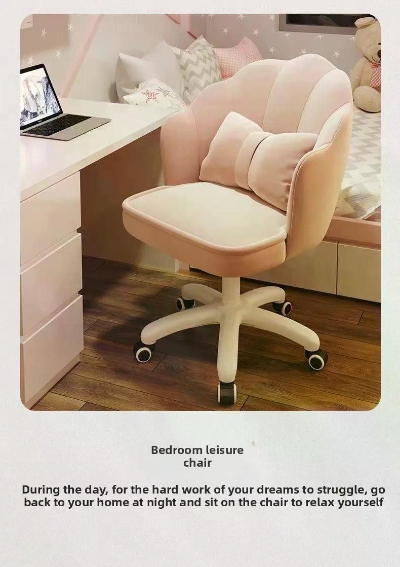 habeig Kinderstuhl Drehstuhl beige oder rosa 78x56cm gepolstert inkl. Kisse günstig online kaufen