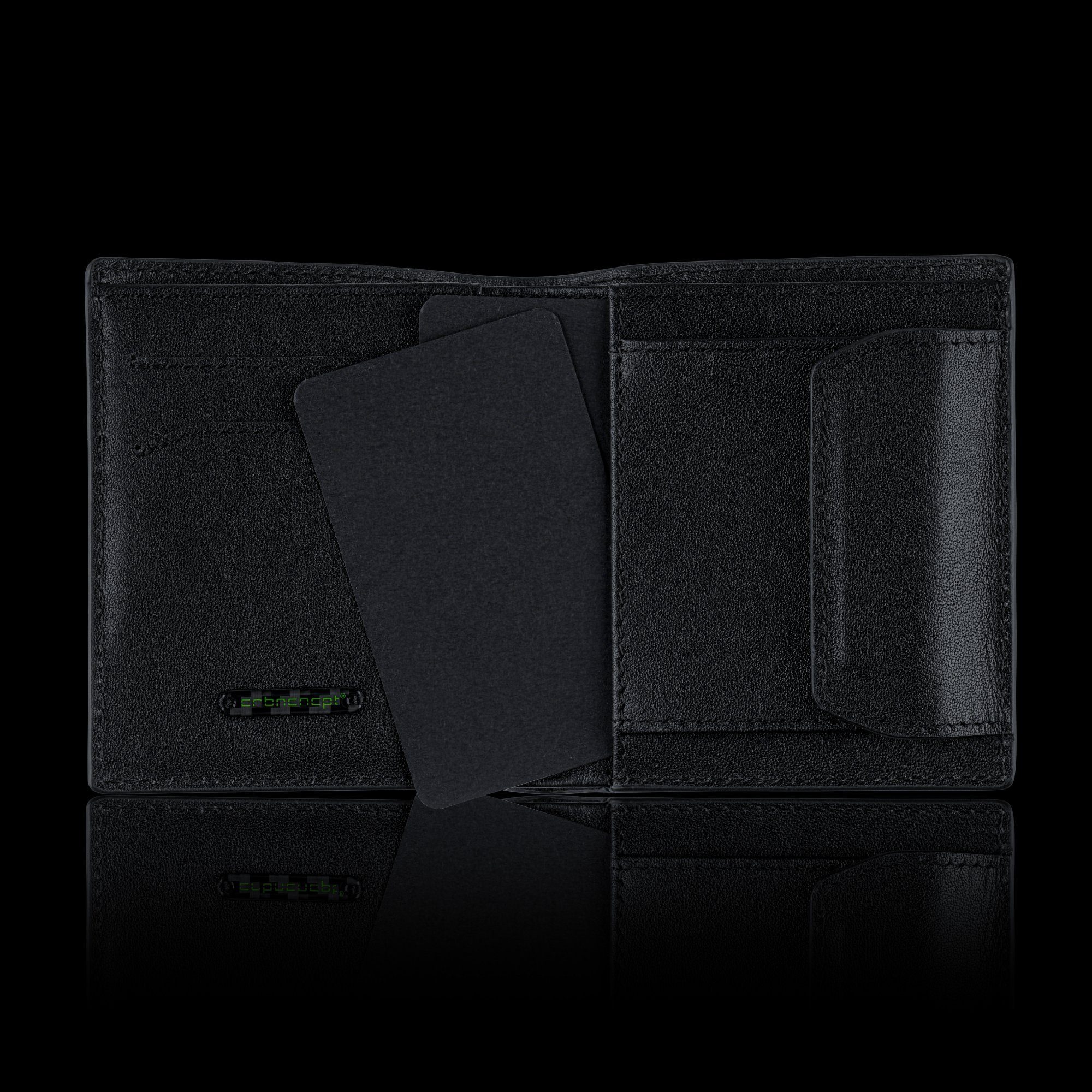 CRBNCNCPT Geldbörse Portemonnaie aus Carbon Fiber & Leder, Geldbeutel Herre günstig online kaufen