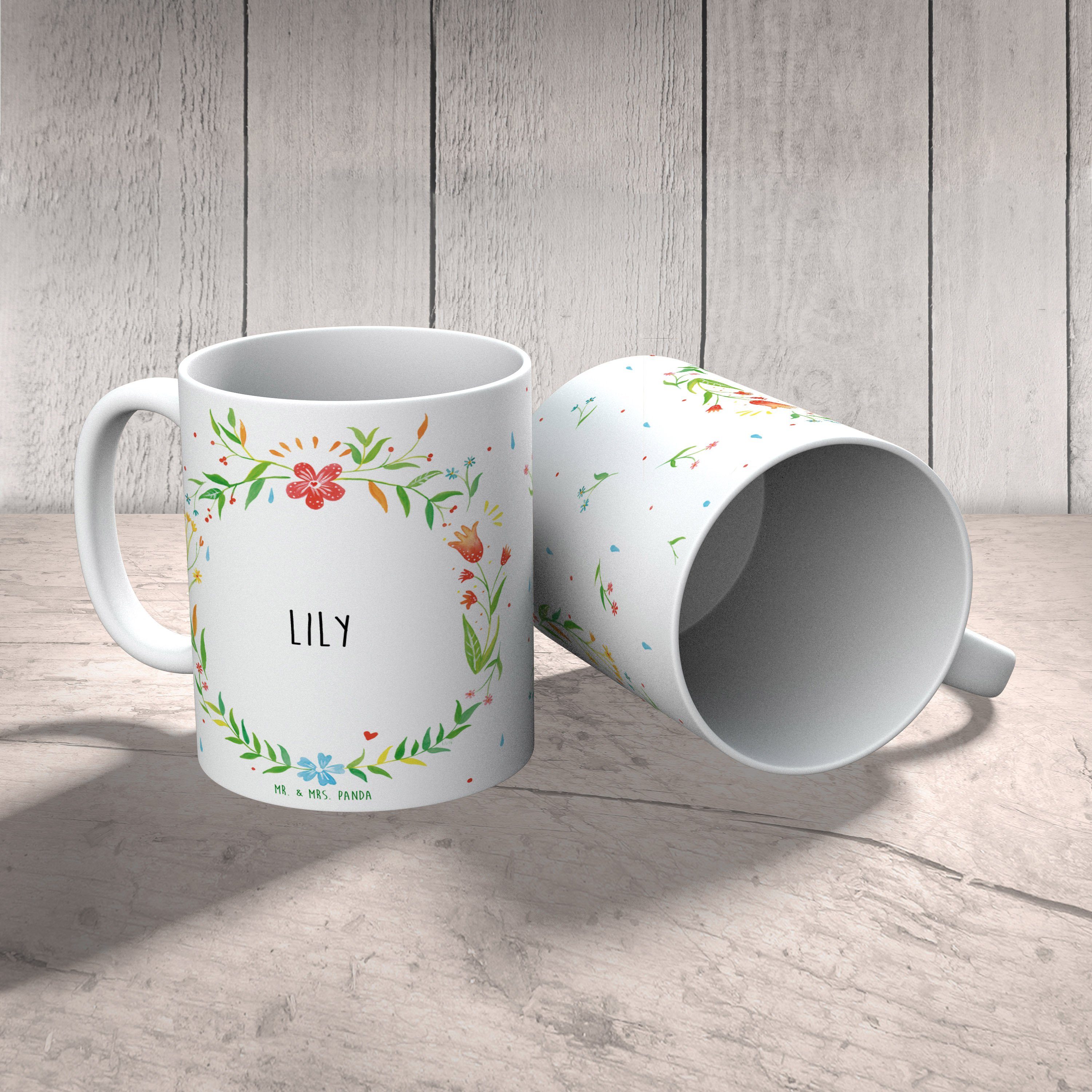 Kaffeetasse, Geschenk, Lily & Tasse Mr. Keramik Mrs. - Panda Keramiktasse, S, Tasse Tasse, Teebecher,