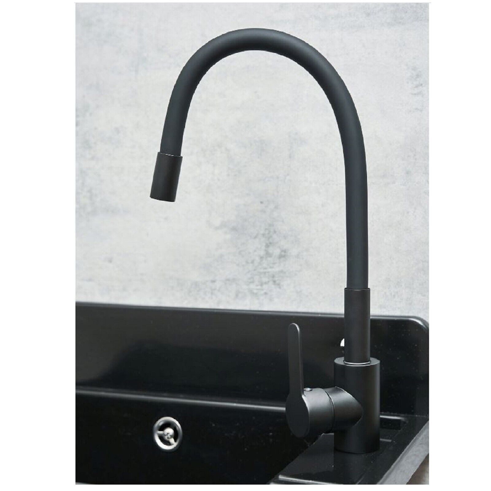 QLS Waschtischarmatur FLEX 2000 Küchenarmatur Wasserhahn Armatur Mischbatterie Brause Flexibel – Bild 5 von 5