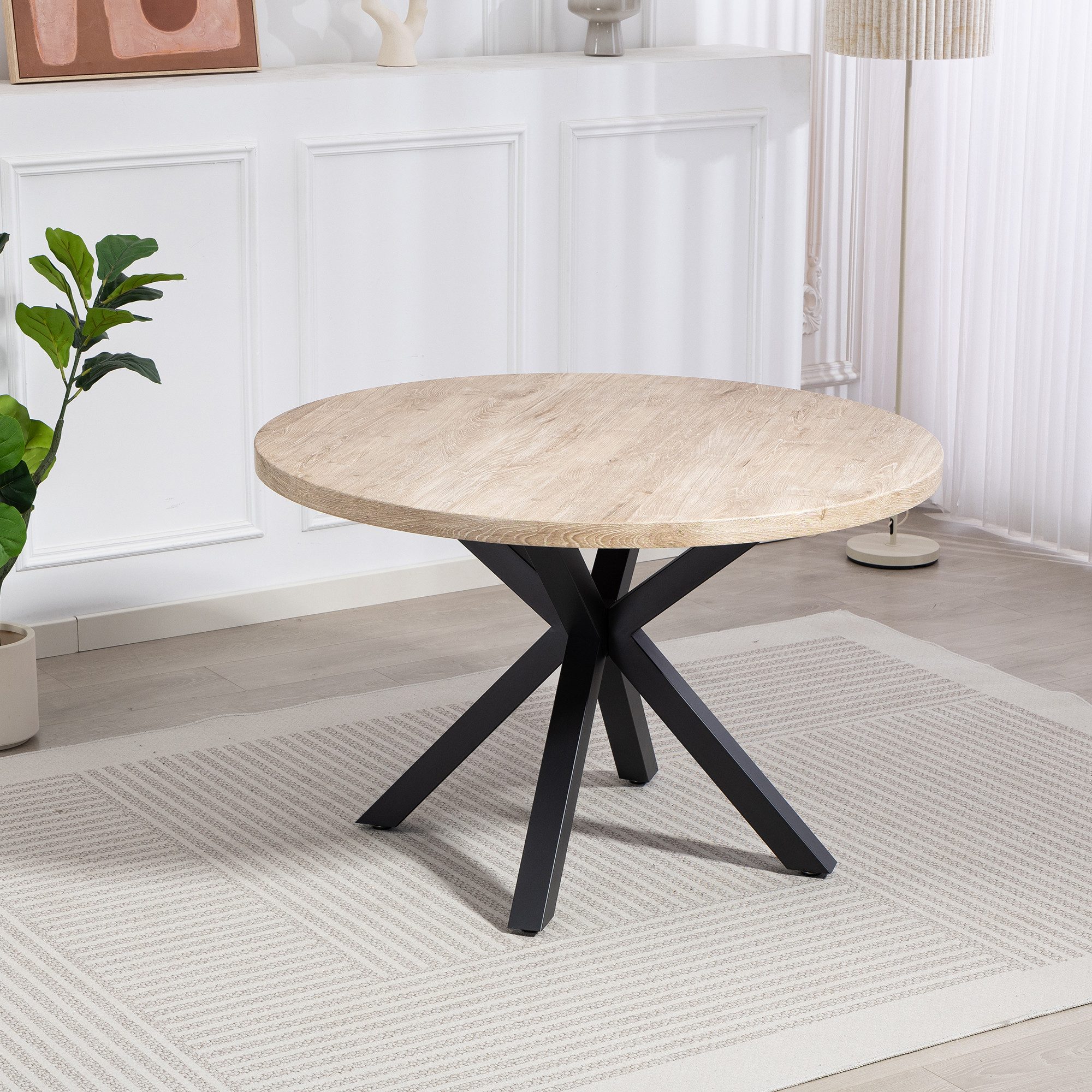 Duo Collection Esstisch Damira Tisch rund BESTSELLER, Massives Metallgestel günstig online kaufen