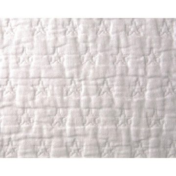Bettwäsche Decke Plaid Bettüberwurf mit Sternen Weiß (160x240cm), Lexington