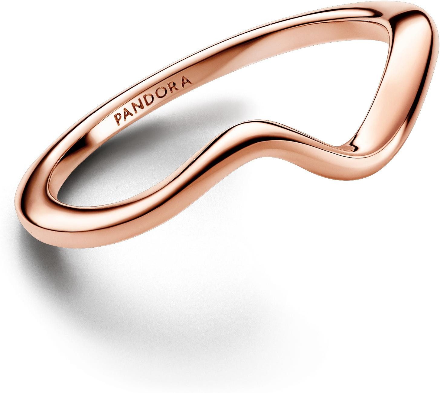 Pandora Fingerring Pandora Polierte Welle Ring 183095C00 Damenring günstig online kaufen
