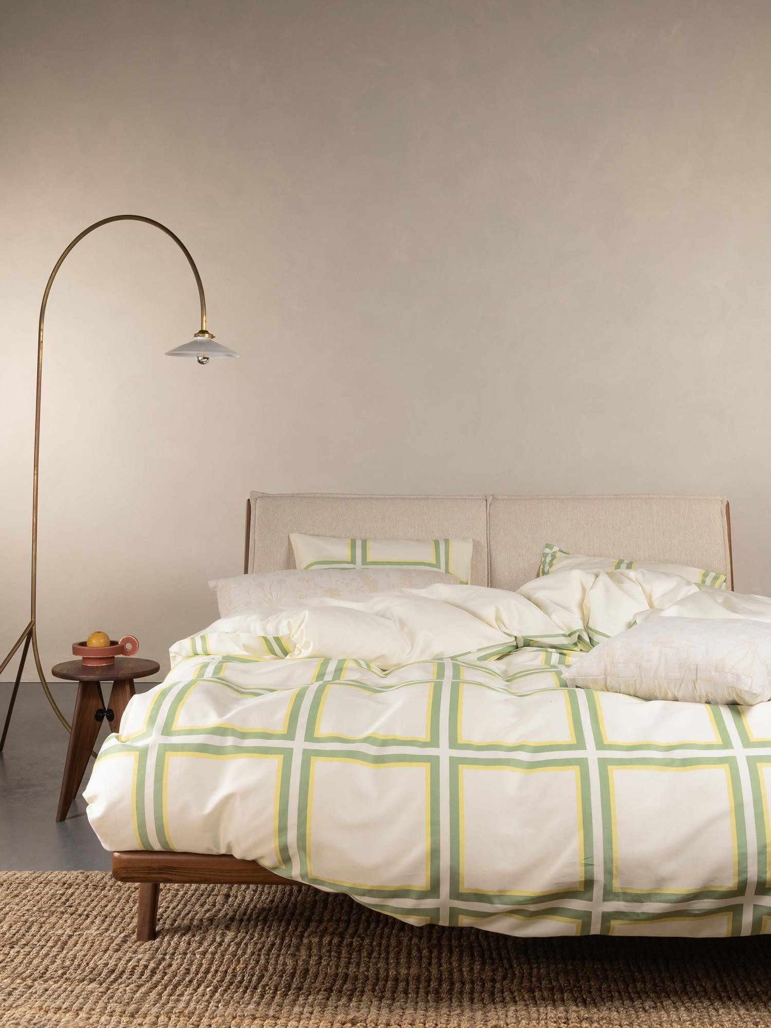 Essenza Bettwäsche Luca, Satin, 2 teilig, mit karo muster
