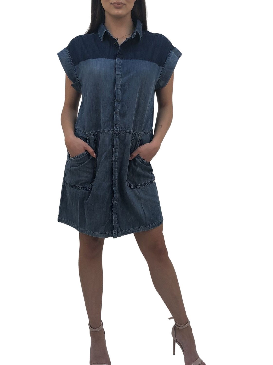 Jeanskleid Diesel DE-Wong Dress Damen Kleid Denimkleid