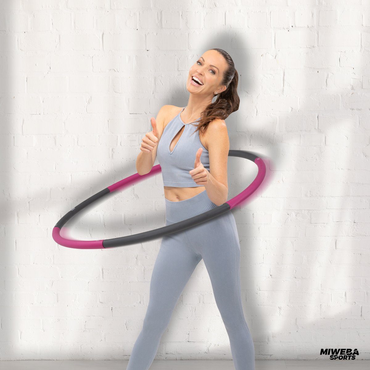 Miweba Sports Hula-Hoop-Reifen »Hula Hoop Fitness Reifen 0,8 kg für  Erwachsene, 6-teilig«, steckbar - Bauchtrainer zur Gewichtsreduktion und  Massage online kaufen | OTTO