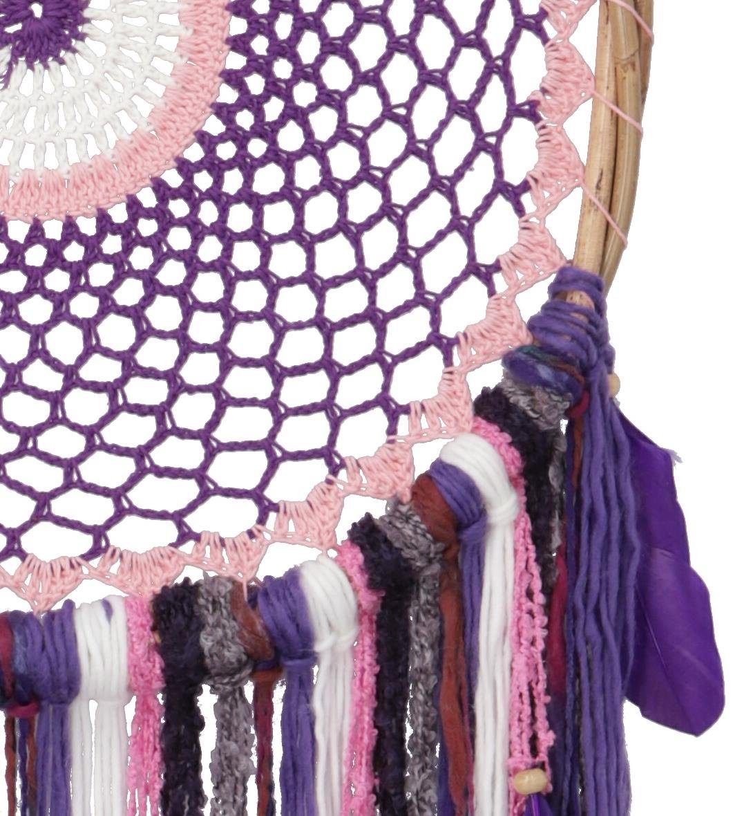 Guru-Shop Dekoobjekt Traumfänger - 38 cm violett