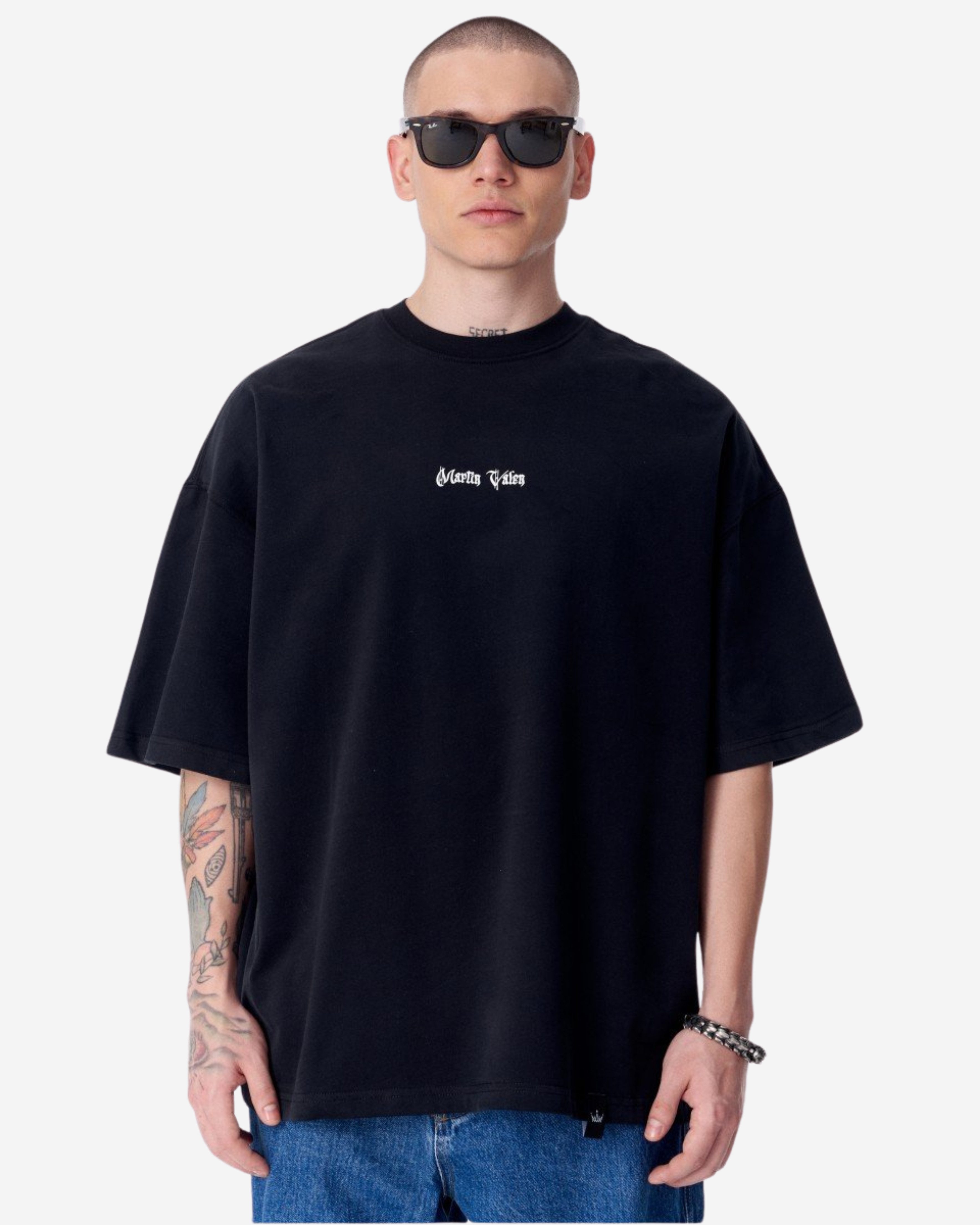 Martin Valen T-Shirt Erbe Fusion Weißes T-Shirt - Groß