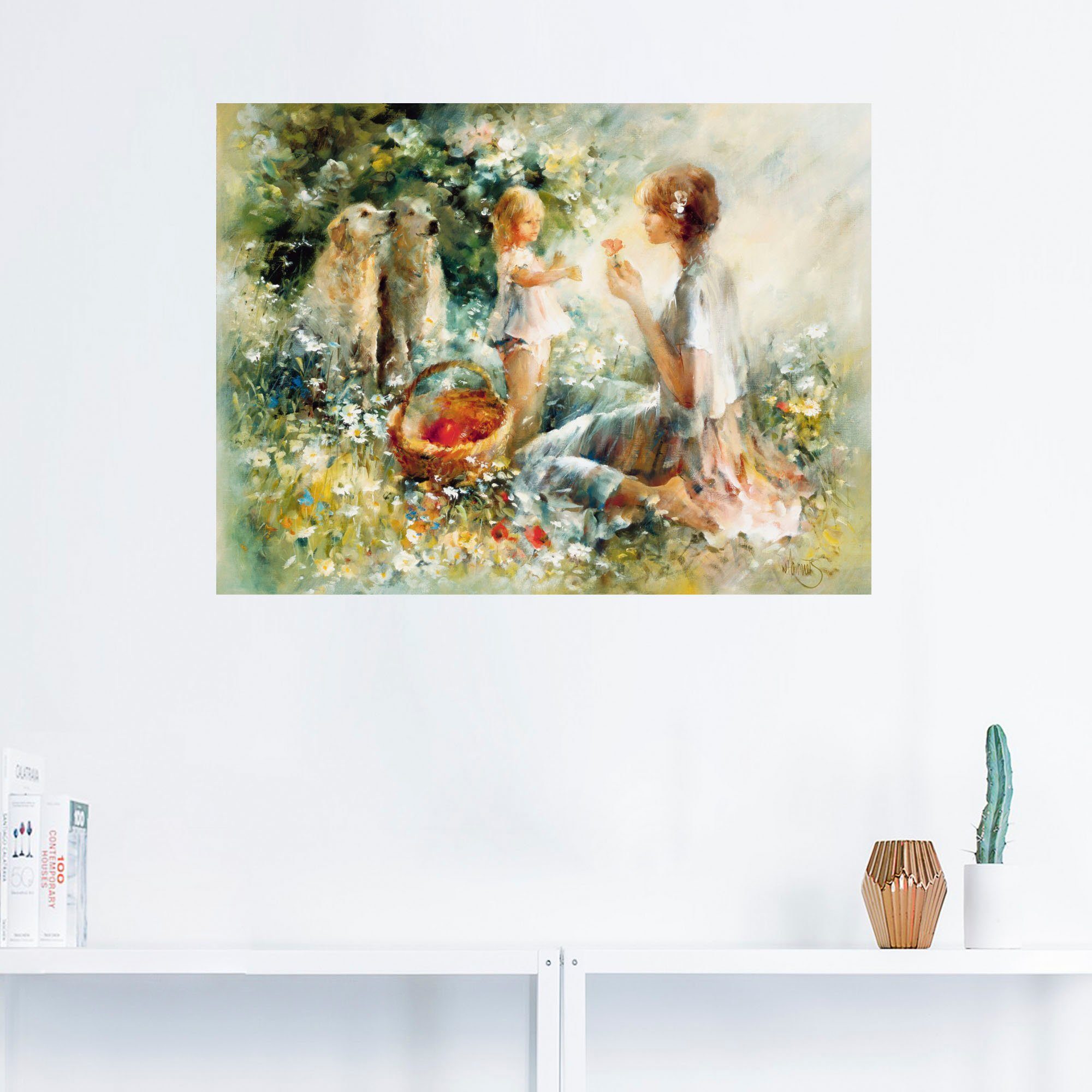 Artland Wandbild Picknick, Gruppen & Familien günstig online kaufen