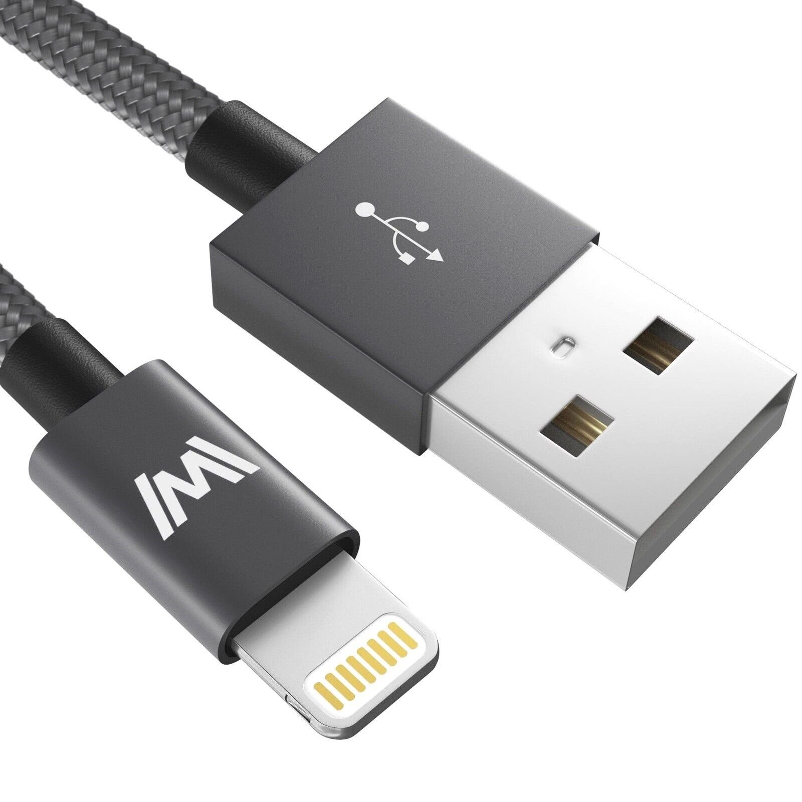 Widmann-Shop 2m USB Daten Ladekabel schnell iPad iPhone 14 13 12 11 X XR 8  7 Lightningkabel, USB Typ A, 8 Pin für Apple (200 cm), Schnellladefunktion,  Kabel für Apple iPhone iPad