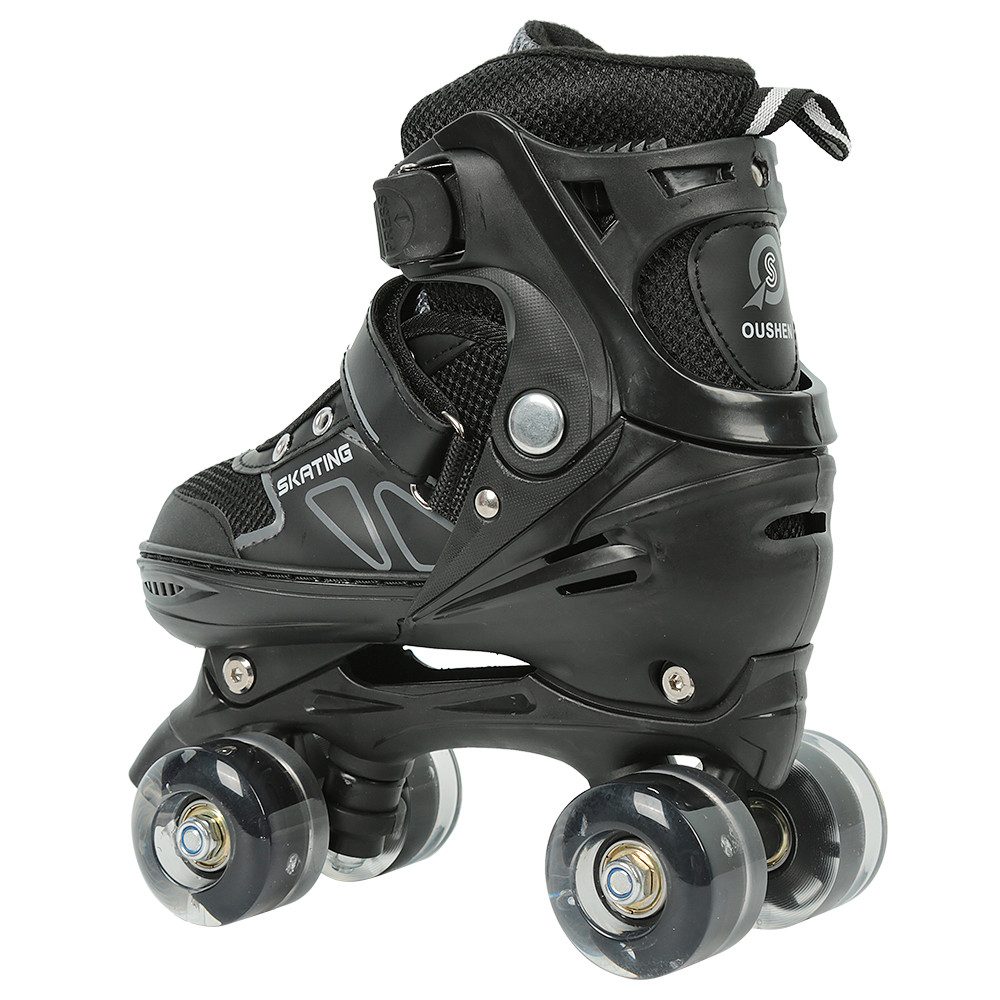 JEOBEST Rollschuhe Verstellbare Rollschuhe für Kinder, Atmungsaktiv Quad Skates, Für Mädchen und Jungen, Weihnachts Geschenke, Größen 27-37 – Bild 4 von 5