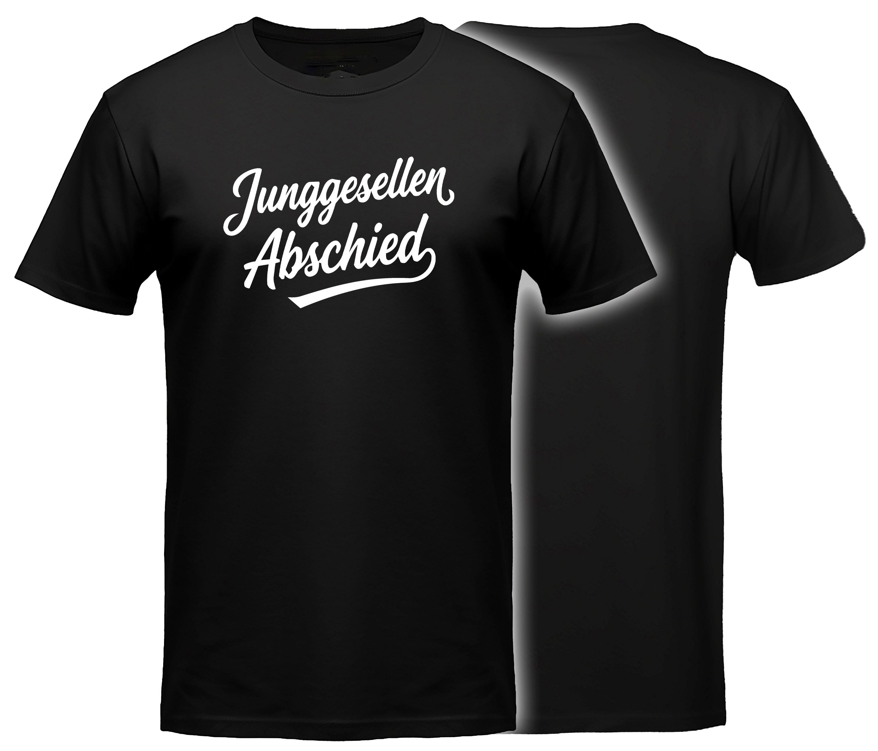 MyDesign24 T-Shirt JGA Shirt - Jungesellenabschied T-Shirt Kurzarm T-Shirt schwarz Regular Fit Gr.XS i876