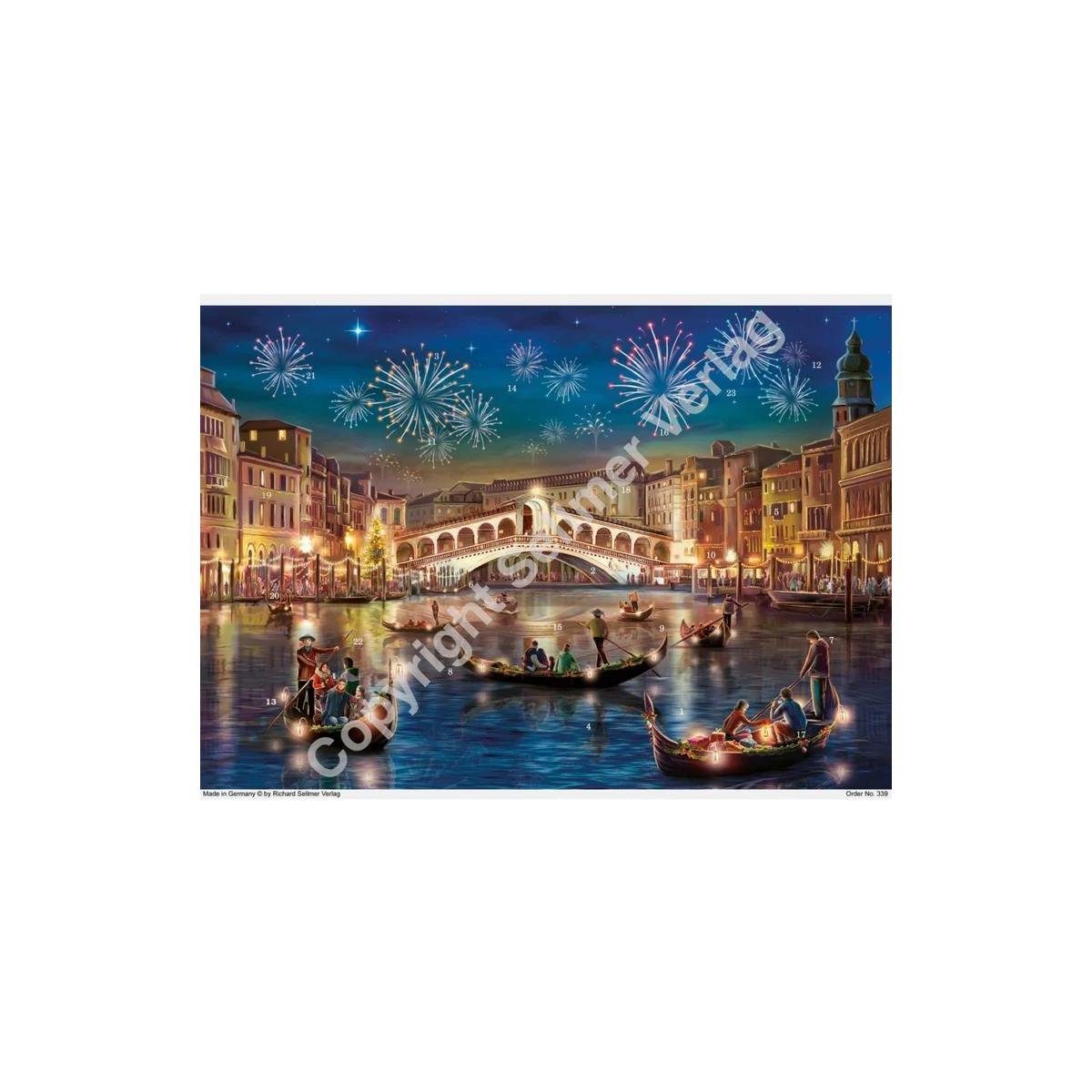 Sellmer Venedig - Adventskalender Richard A3 Adventskalender Verlag
