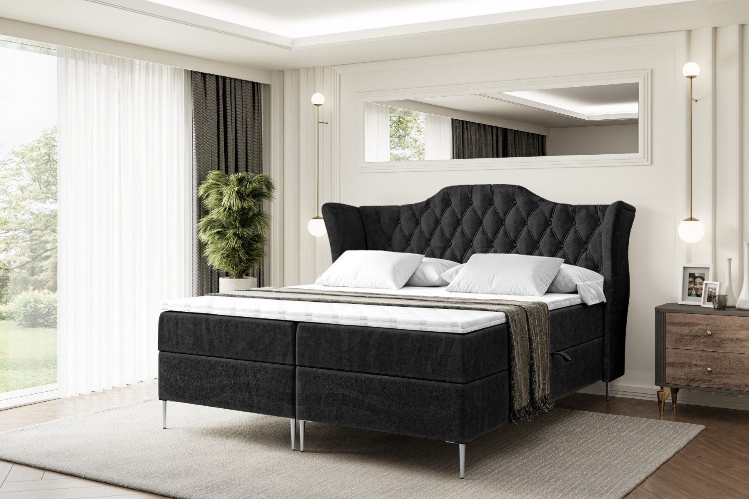 ALTDECOR Boxbett VILA-F (Multipocket-Matratze H4, H3 günstig online kaufen