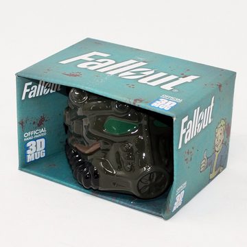 GB eye Tasse Fallout Tasse 3D Power Armor, 100% Keramik