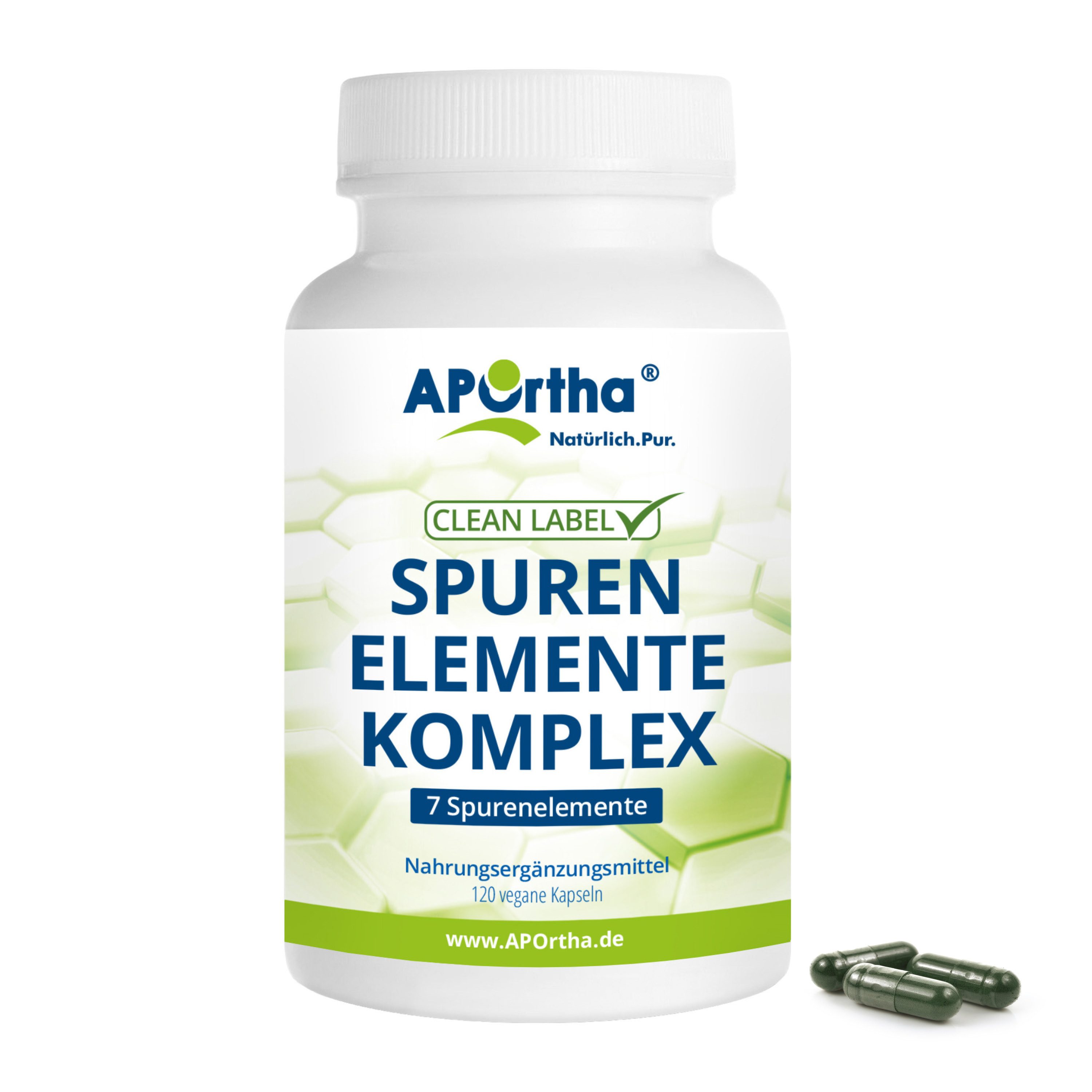 APOrtha APOrtha Spurenelemente-Komplex 120 vegane Kapseln Kapseln, 48 g