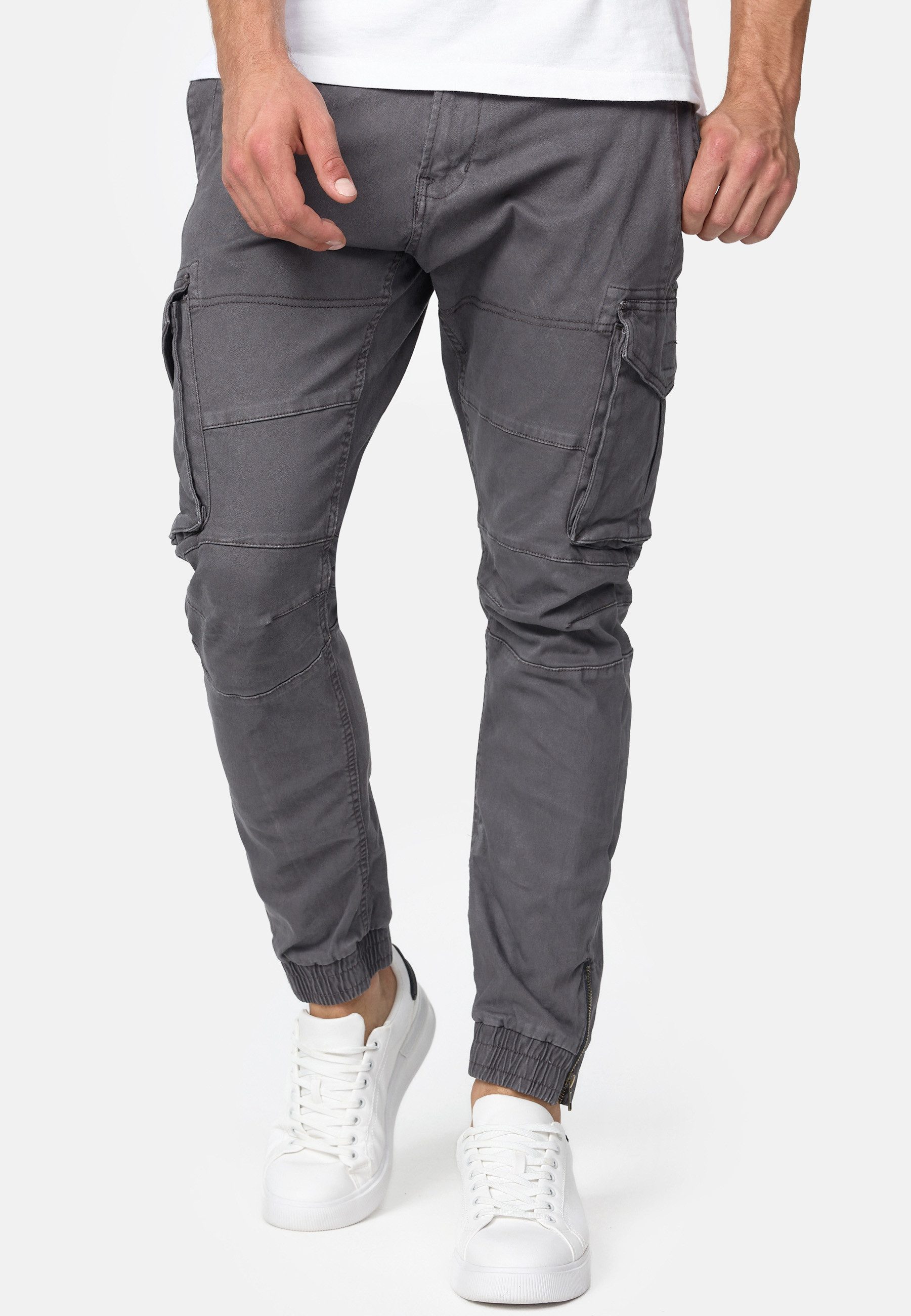 Indicode Cargohose Herren Alex Cargo Hose Herrenhose mit 6 praktischen Tasc günstig online kaufen