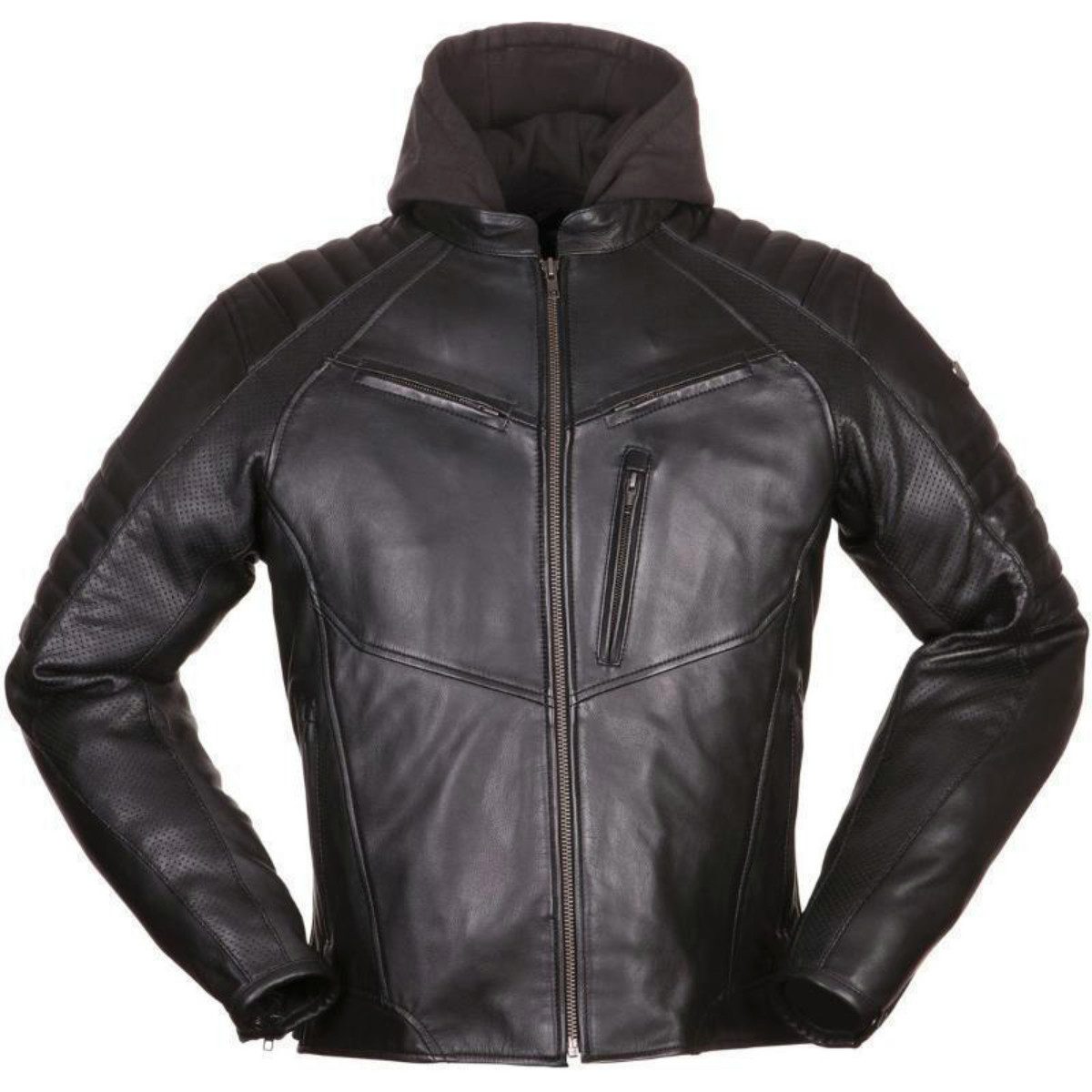 Modeka Motorradjacke Modeka Bad Eddie Lederjacke schwarz 5XL