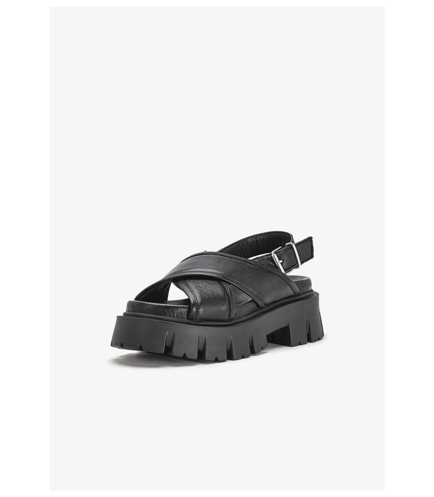 INUOVO Sandalen Leder Plateausandaletten