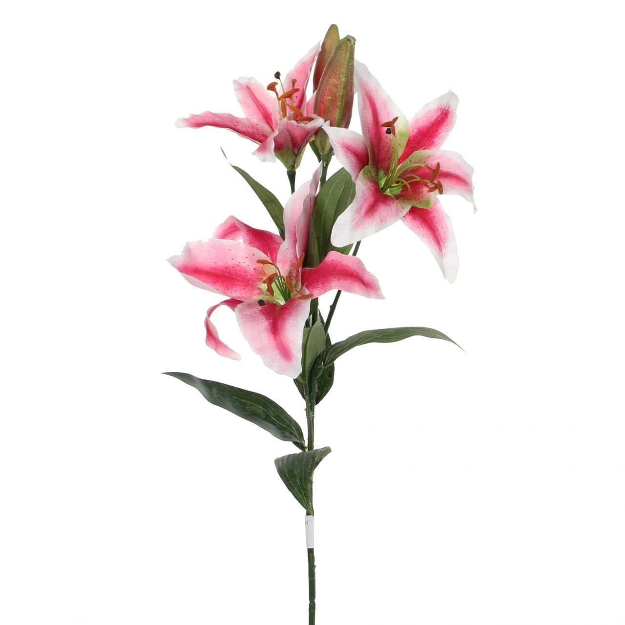 Kunstpflanze Mica künstlicher Lilienstiel stargazer rosa 75 cm, Mica Decorations