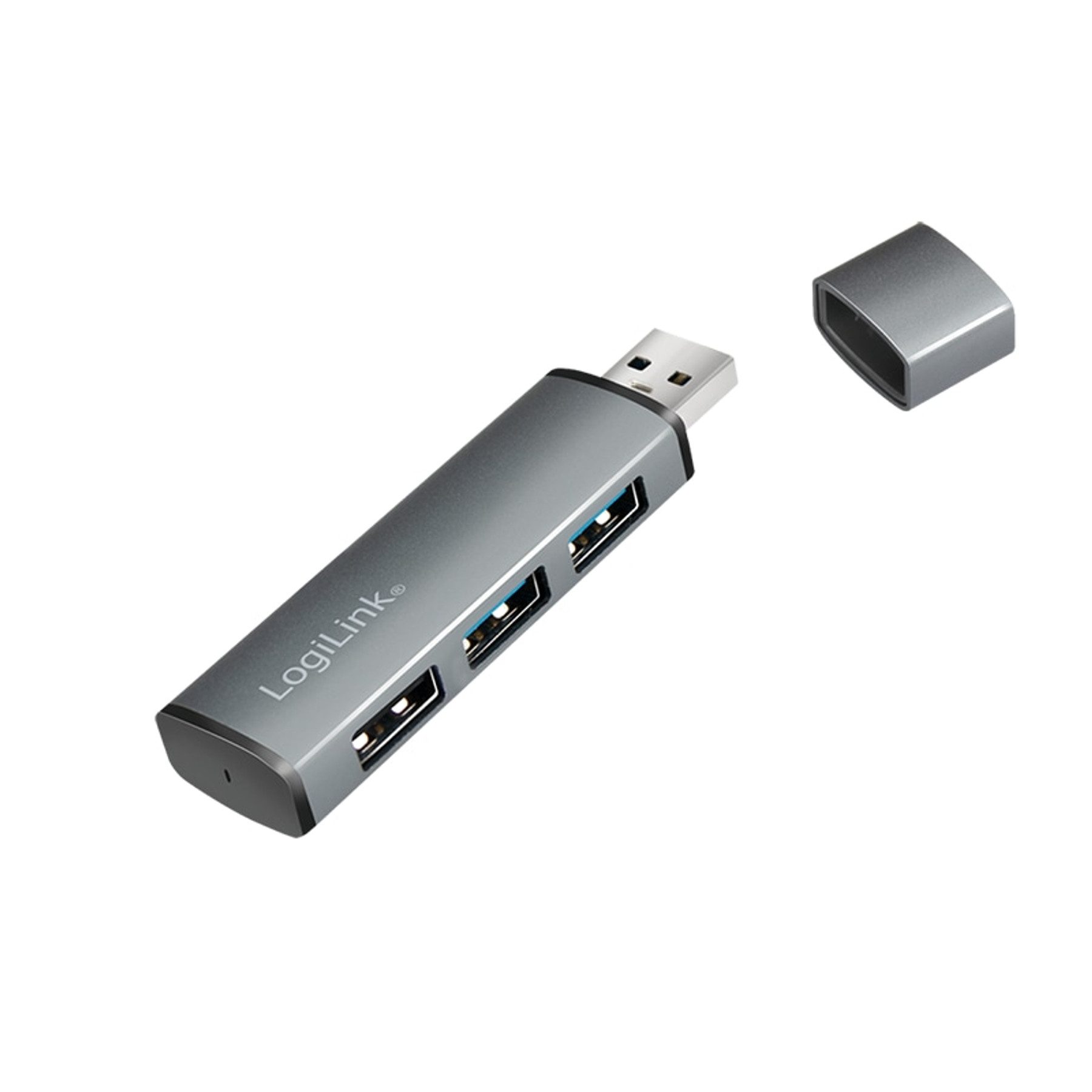 LOGILINK USB3.2 Hub UA0395, 3-Port, Alugehäuse USB-Adapter