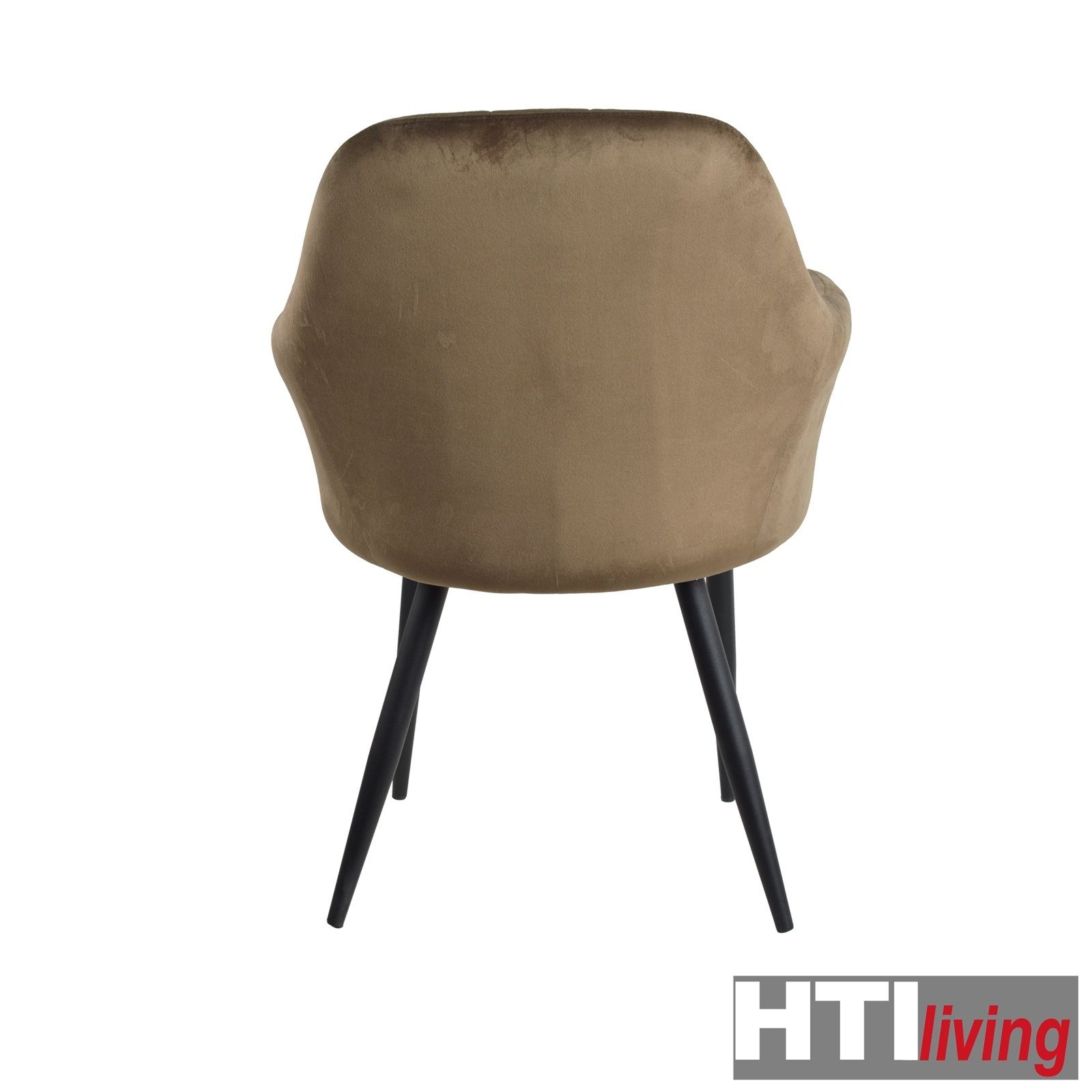 Esszimmerstuhl Velvet HTI-Living Stuhl 1 Samt Polsterstuhl St), Armlehnenstuhl Braun (Einzelstuhl, Esszimmerstuhl Albany