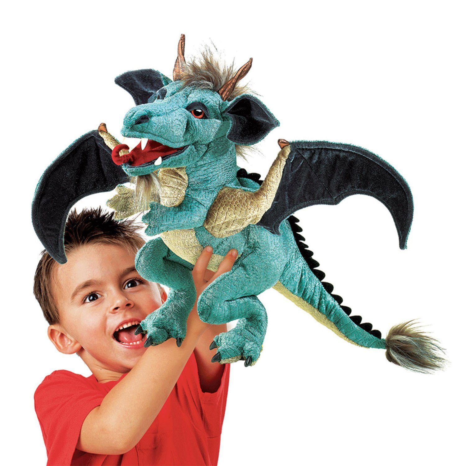 Folkmanis Handpuppen Handpuppe Folkmanis Handpuppe Himmelsdrachen 2958 (Packung)