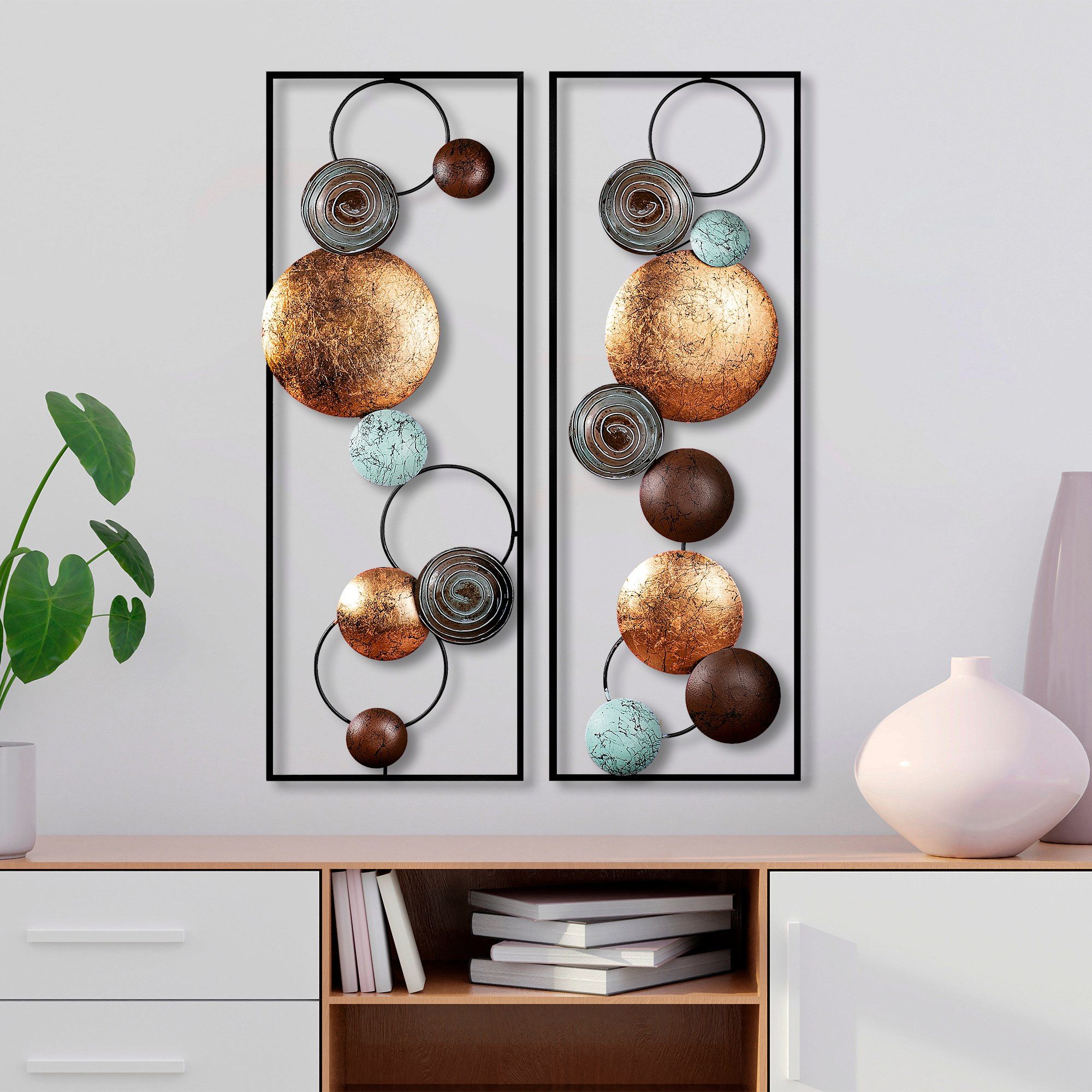 Wallity Wanddekoobjekt 100% METAL, 92 cm günstig online kaufen