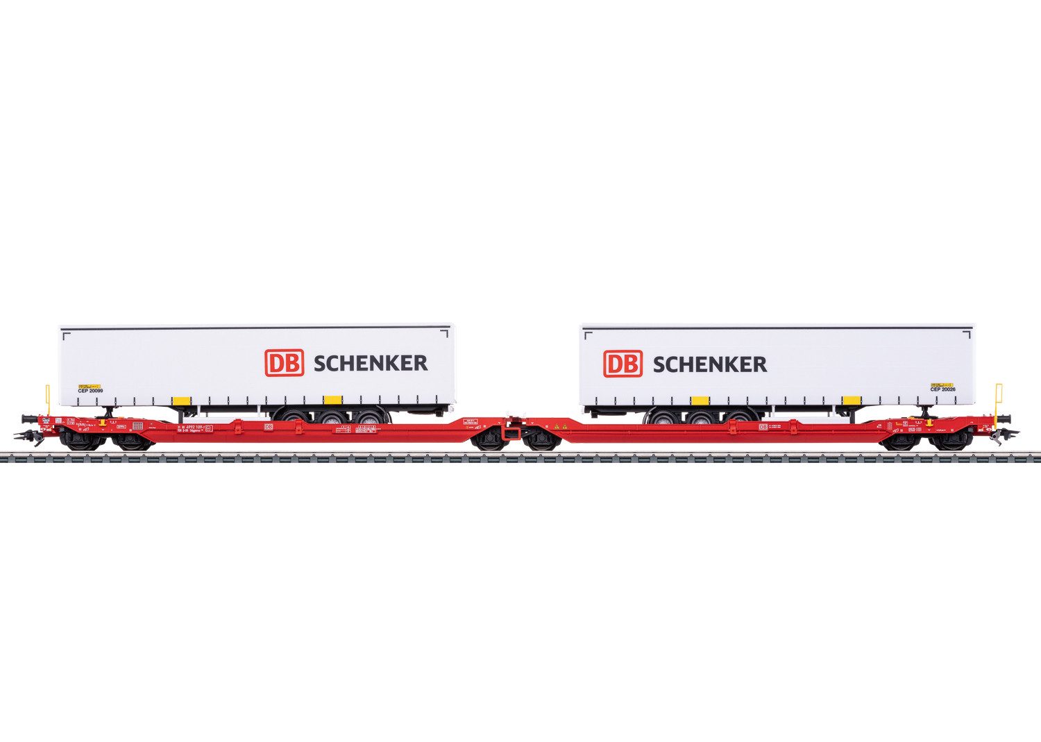 Märklin Güterwagen Doppel-Taschenwagen Sdggmrss 738 - 47470, Spur H0