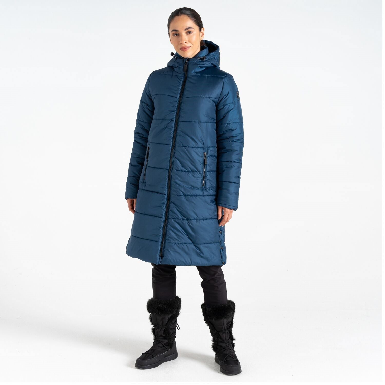 Dare2b Steppmantel Wintermantel Distinguish Baffle mit Kapuze