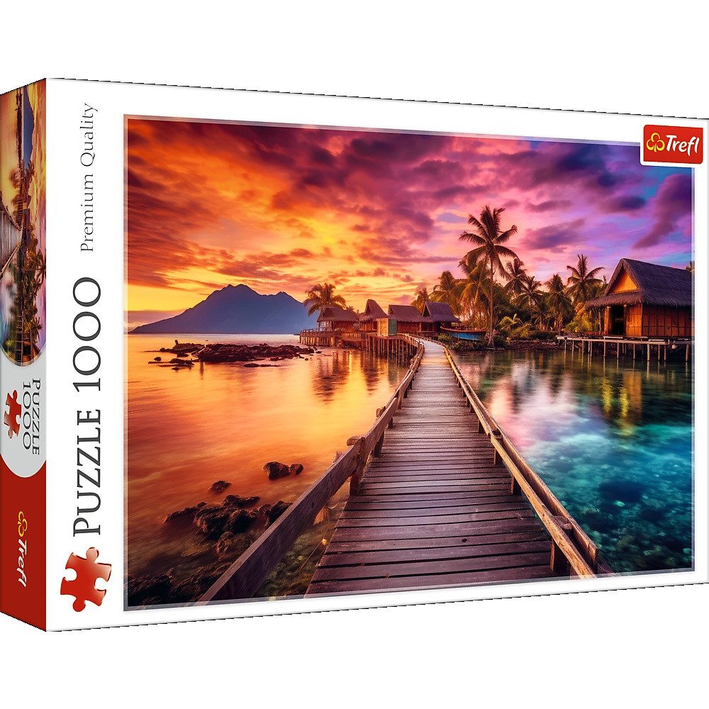 Trefl Puzzle Trefl, Paradies Insel, 1000 Teile Puzzle, 1000 Puzzleteile