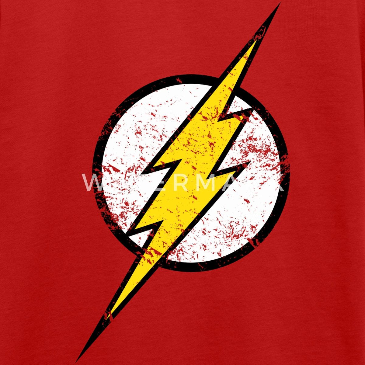 T-Shirt DC Comics Justice League The Flash Logo Used Look Teenager Premium T-S