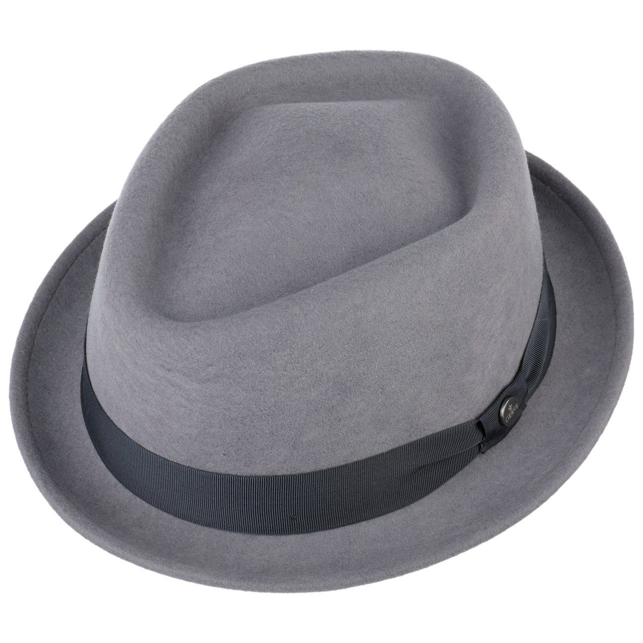 Lierys Fedora (1-St) Fedora mit Ripsband, Made in Italy
