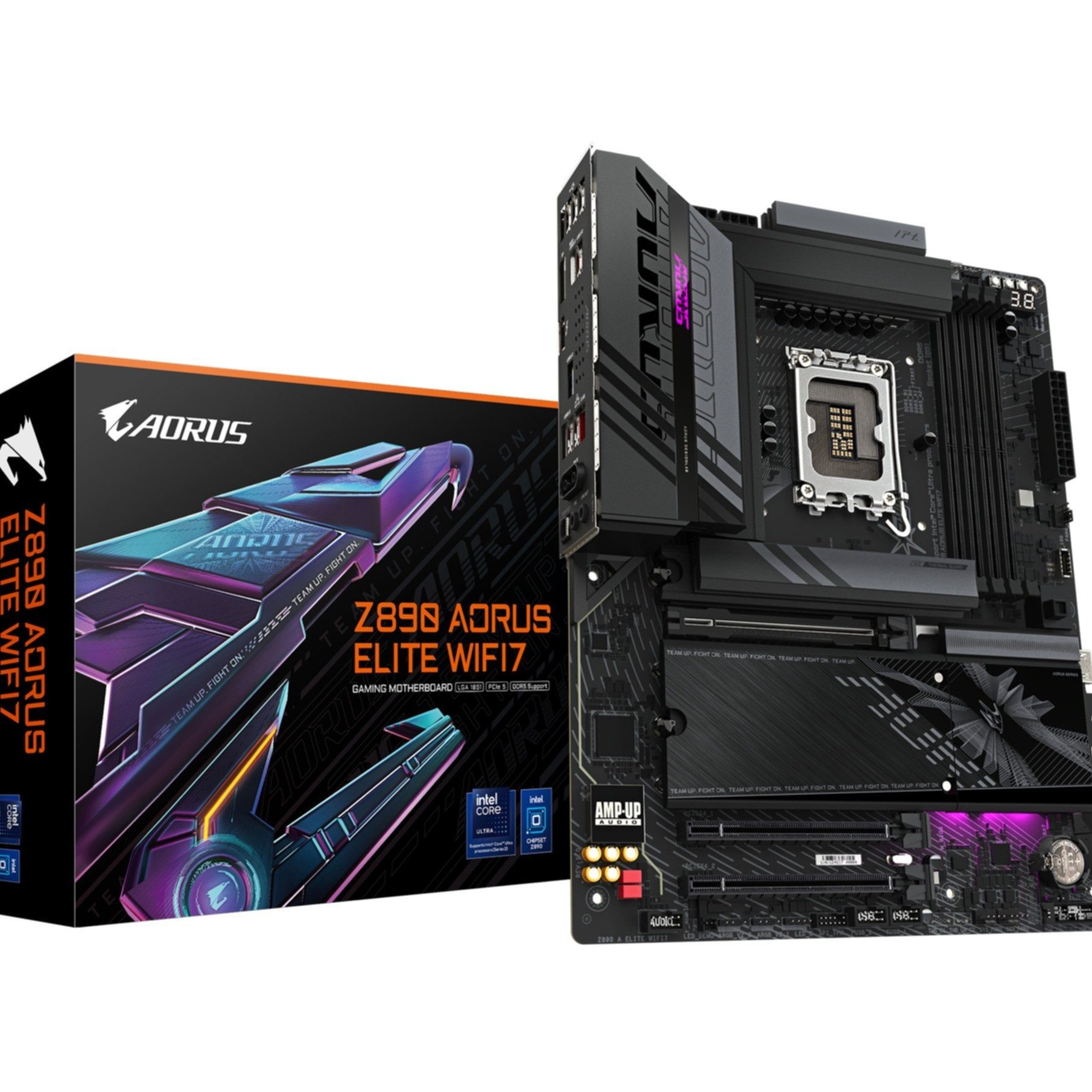 Gigabyte Z890 AORUS ELITE WIFI7 Mainboard - Unterstützt Intel Core Ultra Mainboard
