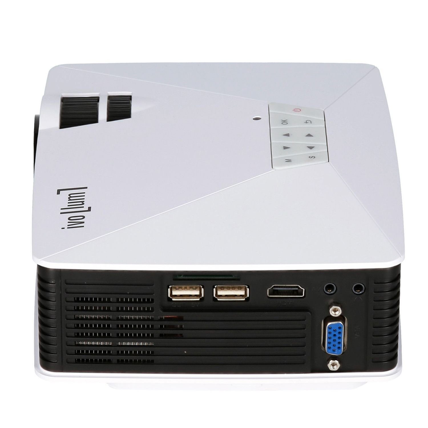 Celexon HBP-1000 px, (1200 LED-Beamer / 480 800 lm, schwarz x weiß) 1000:1
