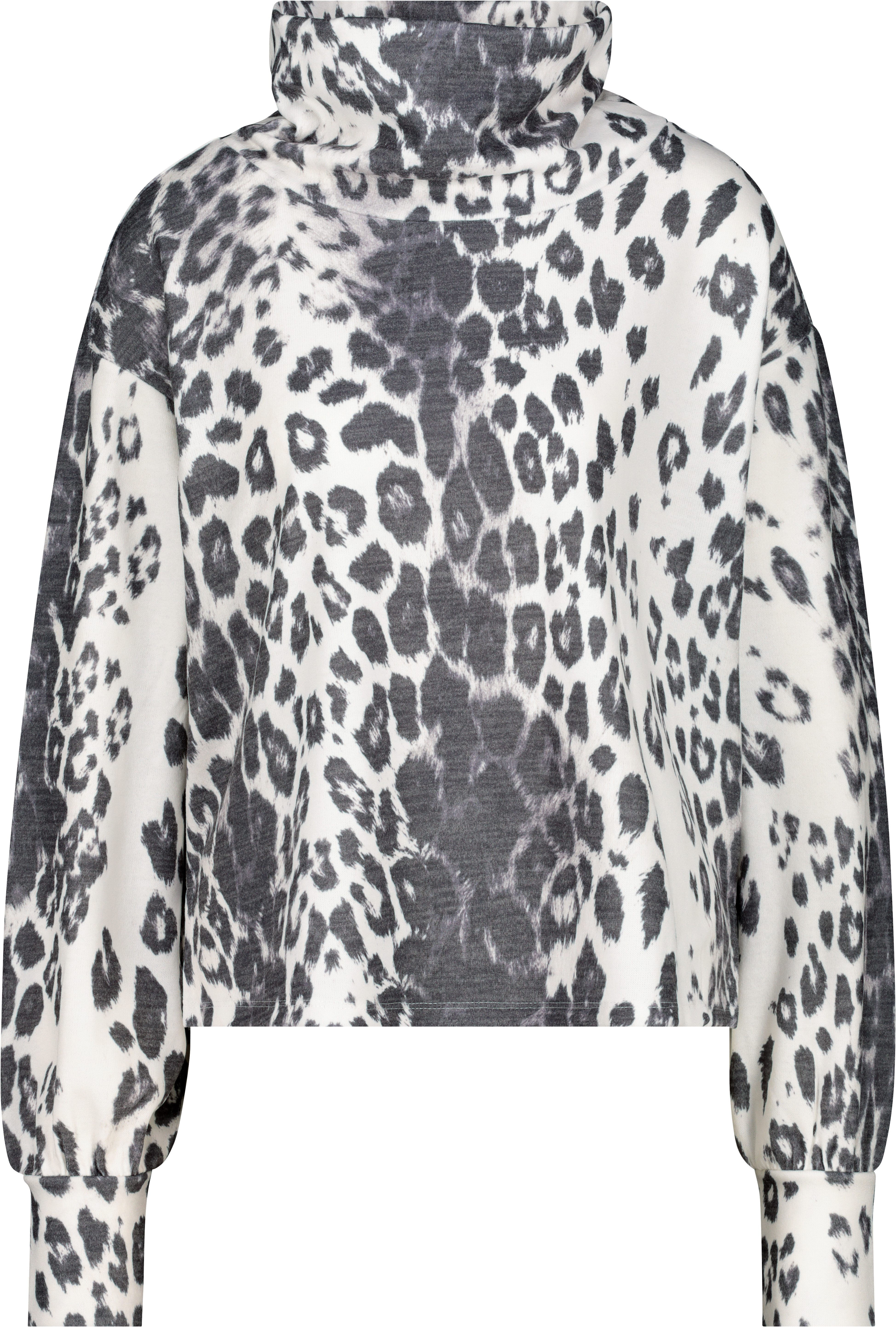 Monari Sweatshirt mit Schneeleomuster günstig online kaufen