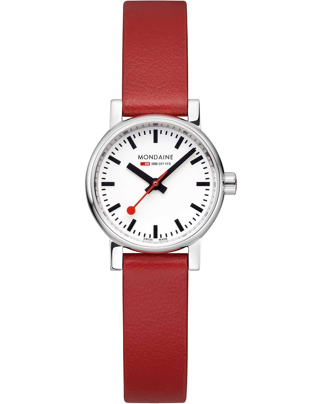 MONDAINE Automatikuhr Mondaine MSE.26110.LCV Damenuhr evo2 SBB 26mm 3ATM Mondaine MSE.26110.LCV Damenuhr evo2 SBB 26mm 3ATM