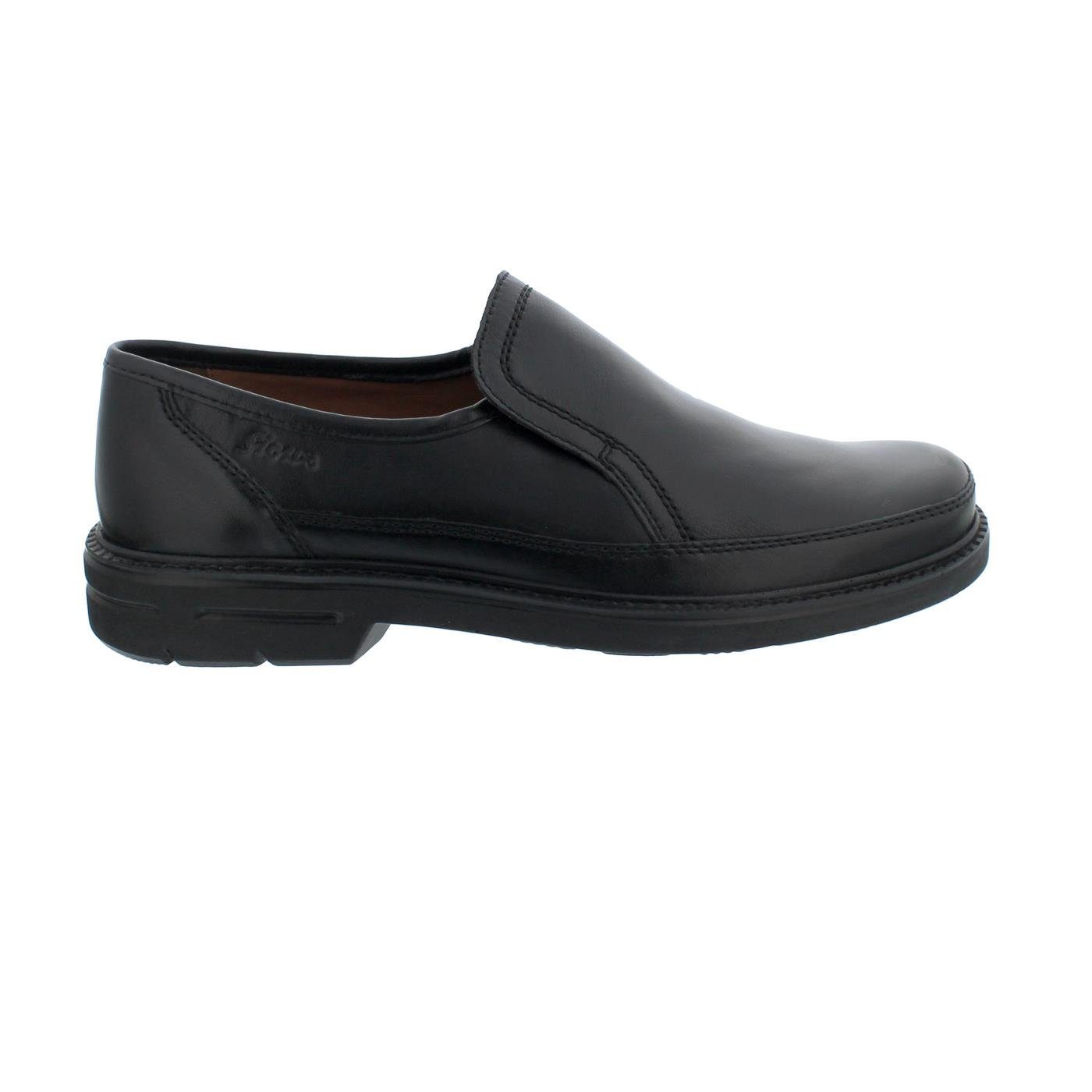 SIOUX Sioux Michael, Slipper, Lamm-Nappa, Schwarz, Weite G, Wechselfußbett günstig online kaufen