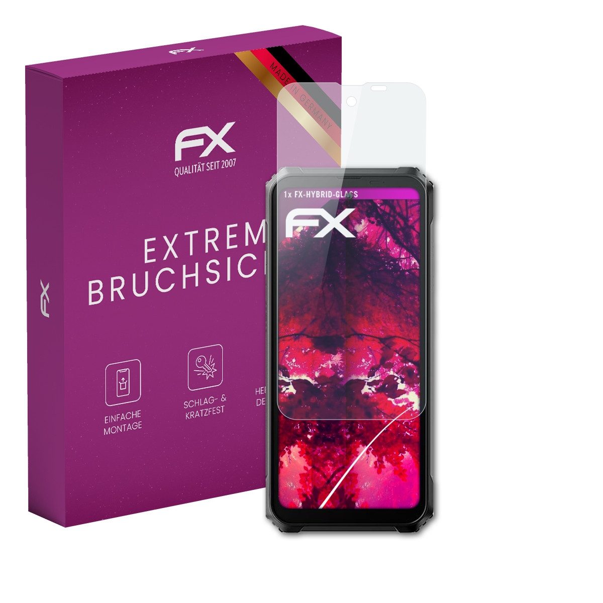 Schutzfolie Panzerglasfolie für Blackview BL9000 Pro
