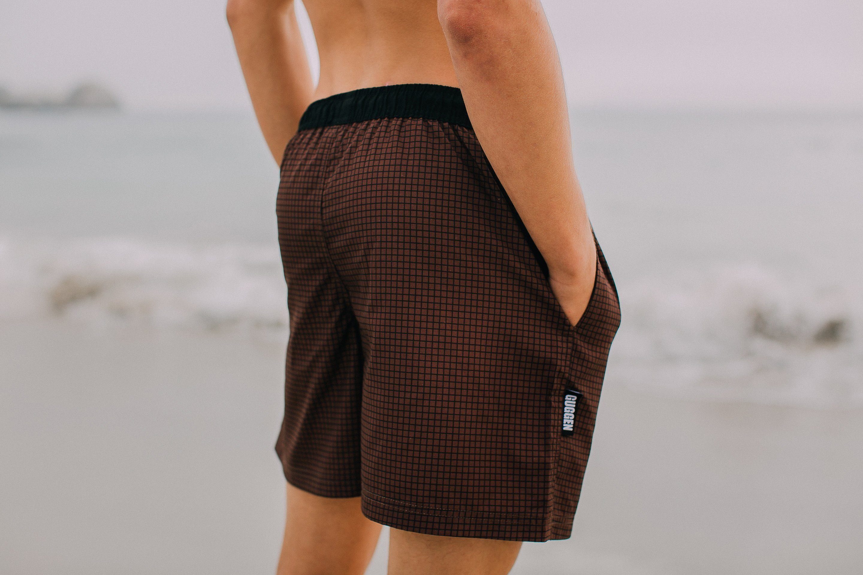 GUGGEN Mountain Badeshorts Badehose Herren Schnelltrocknende günstig online kaufen