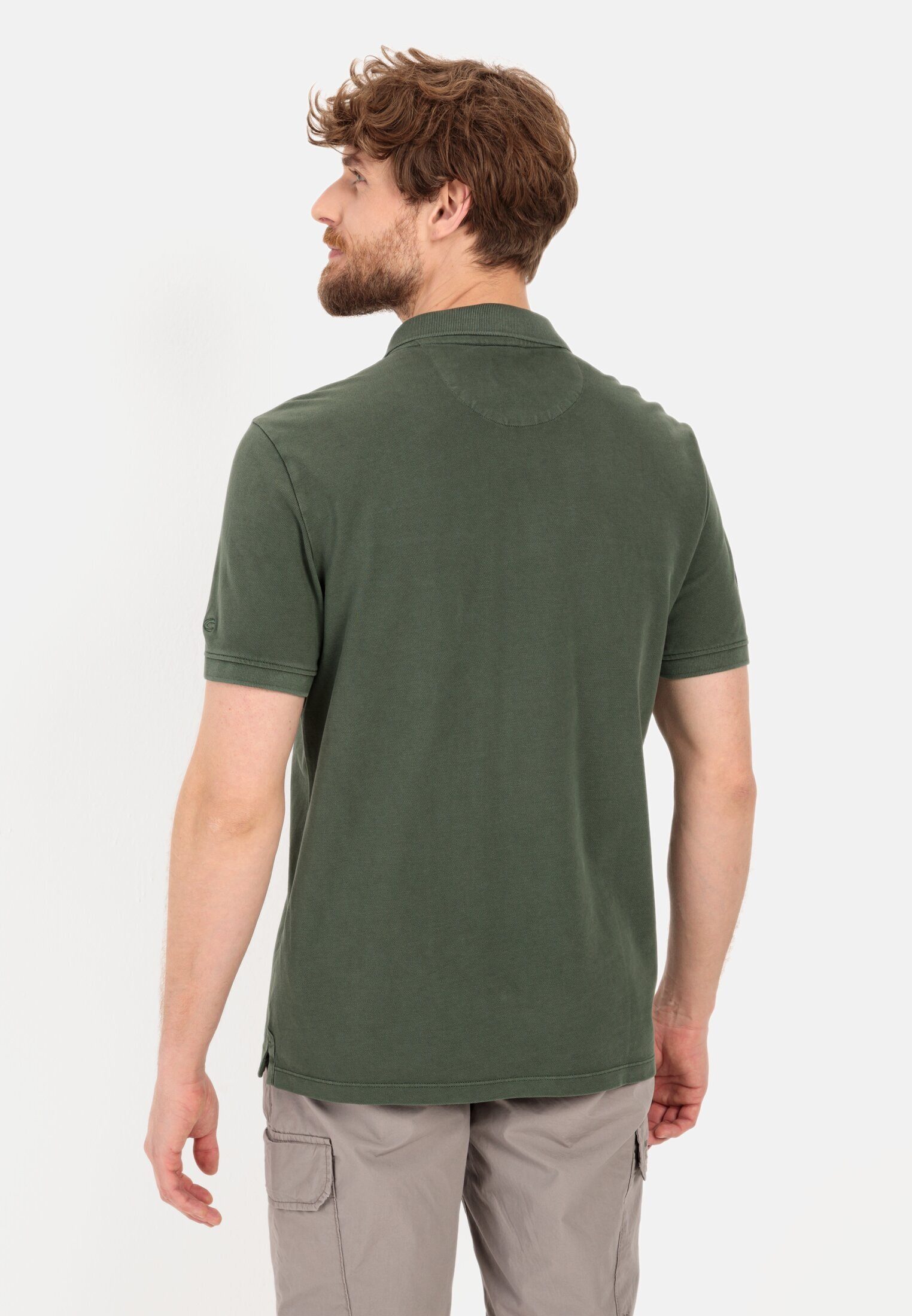 camel active Poloshirt aus zertifiziertem Organic Cotton Shirts_Poloshirt günstig online kaufen