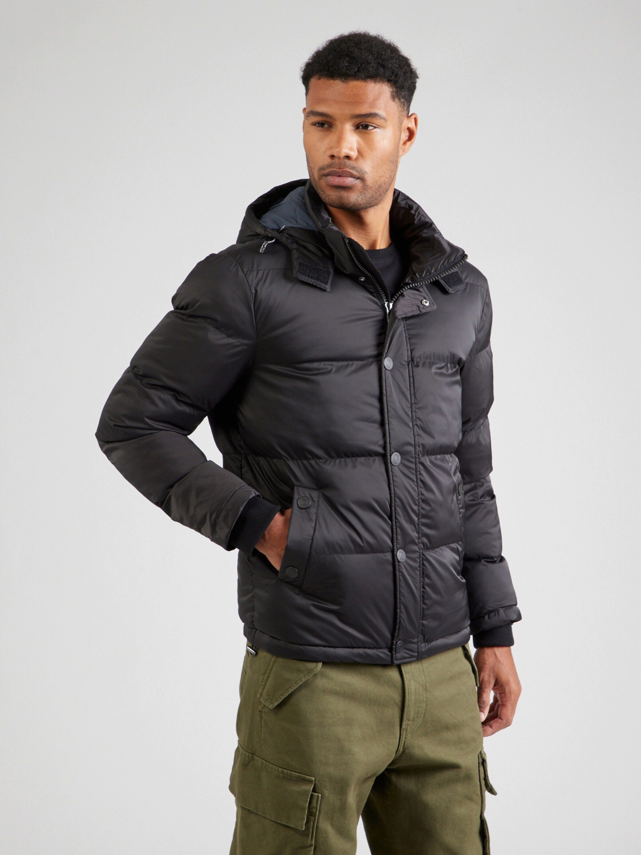 GUESS Monogramm Jacke Herren - Klassische Logo-Jacke Im American Style