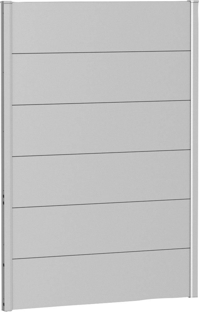 Biohort Sichtschutzelement, 6 Metall-Paneele und 2 Führungsschienen, LxH: 96x137 cm