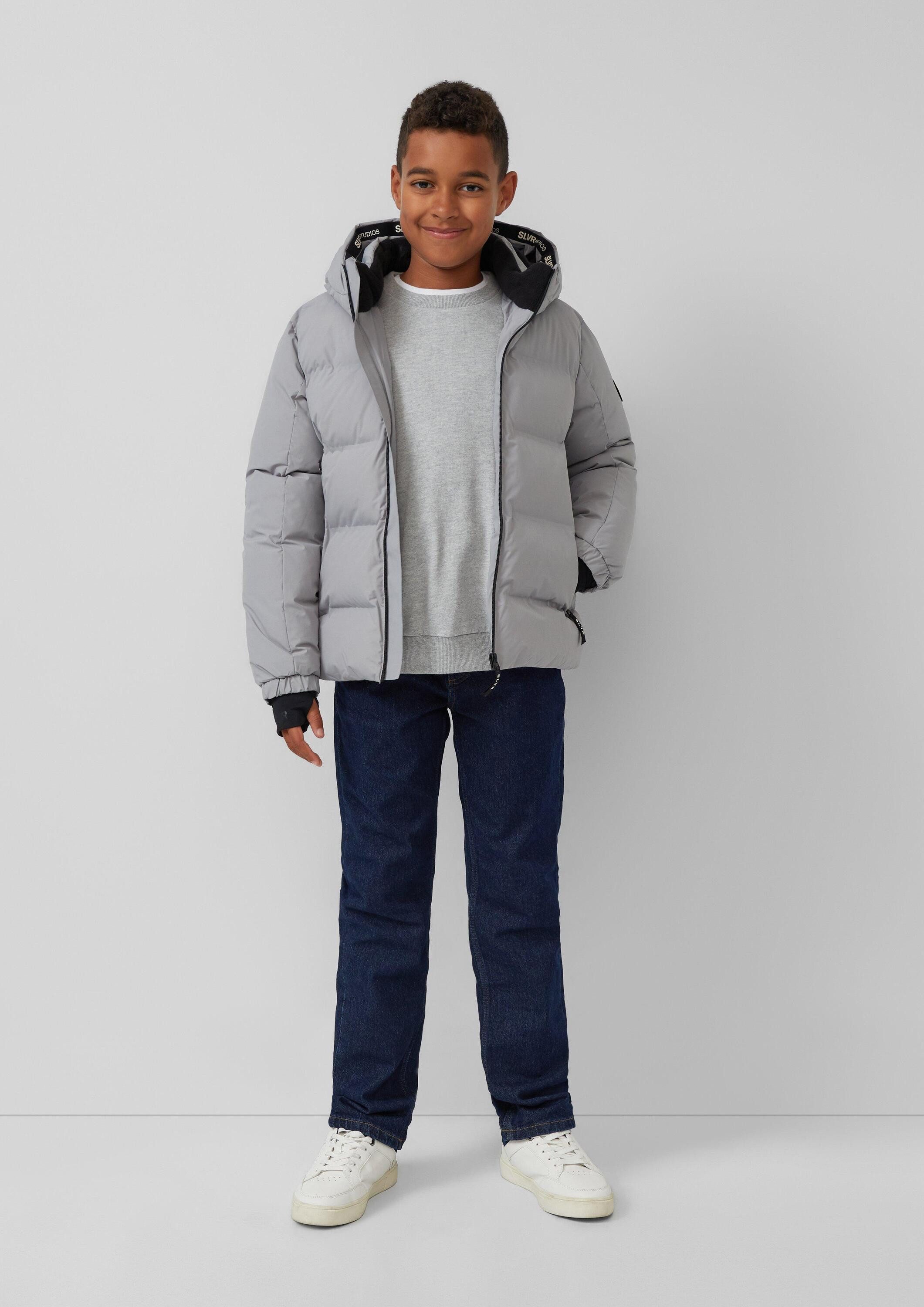 s.Oliver Winterjacke Outdoor-Jacke Unisex Winterjacke mit sportiven Details