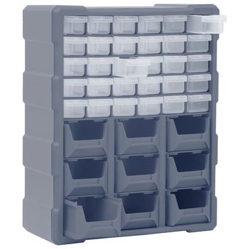 vidaXL Werkzeugbox Multi-Schubladen-Organizer mit 39 Schubladen 38x16x47 cm (1 St)