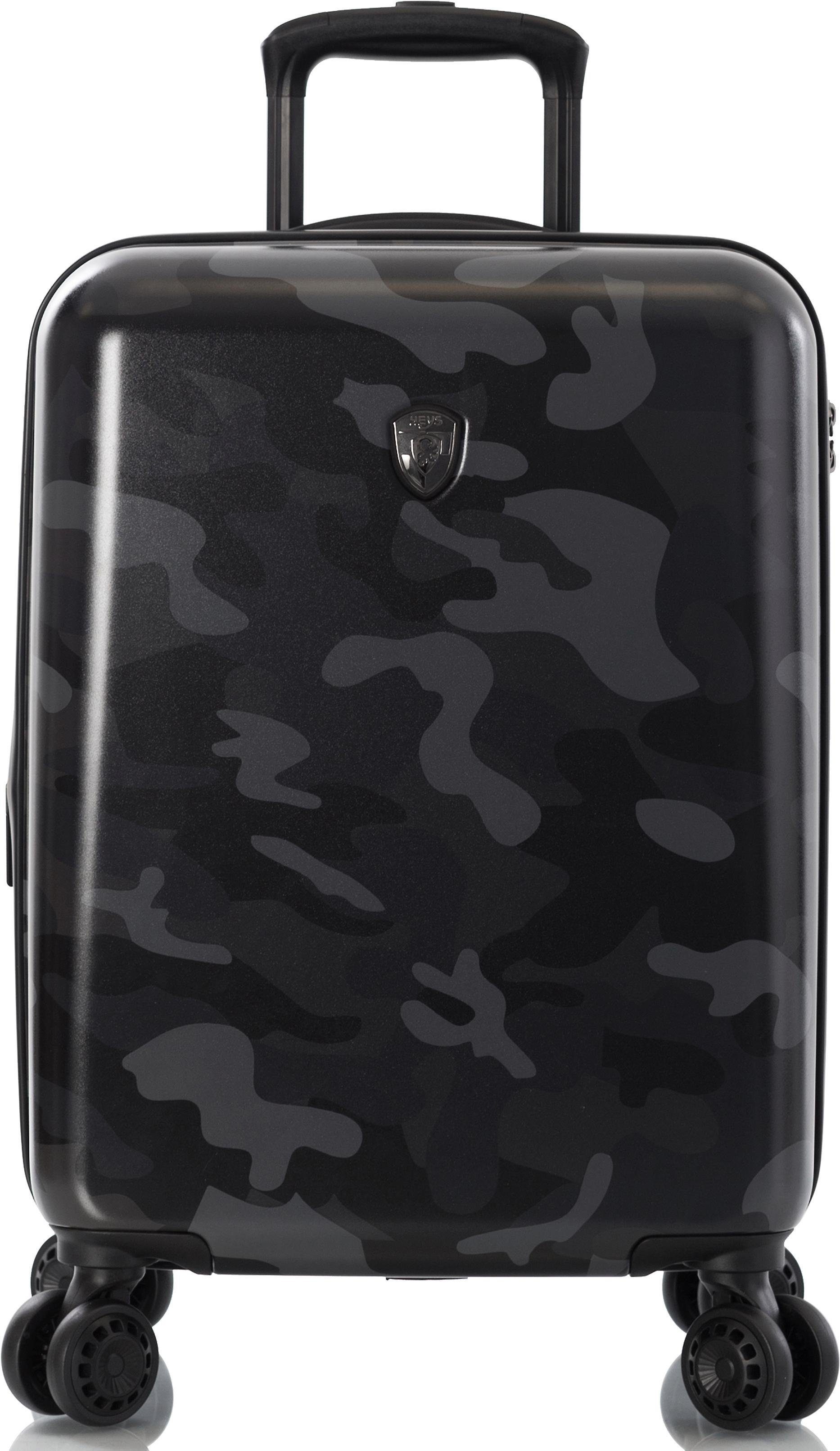 Heys Hartschalen-Trolley Black Camo, 53 cm, 4 Rollen, Heys x Joachim Llambi Hartschalen-Koffer Volumenerweiterung