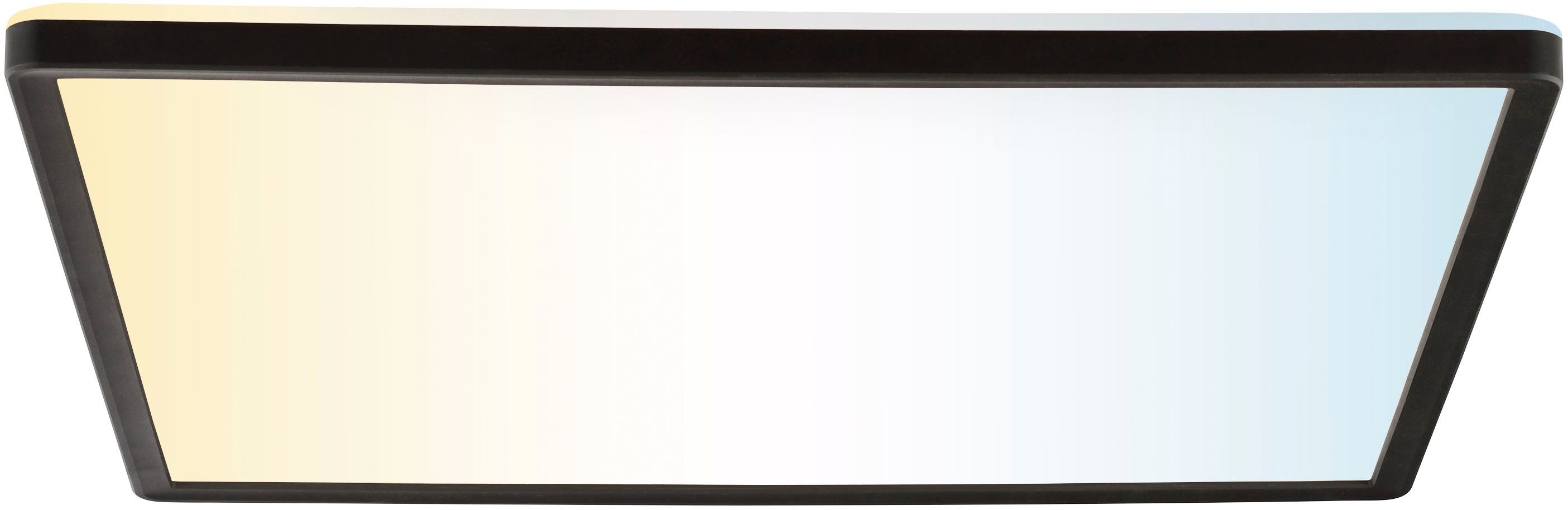 Hanseatic LED Panel DLP220A, CCT - über Fernbedienung, LED fest integriert, warmweiß - kaltweiß, Deckenlampe, Deckenleuchte, dimmbar, CCT über Wandschalter, Backlight