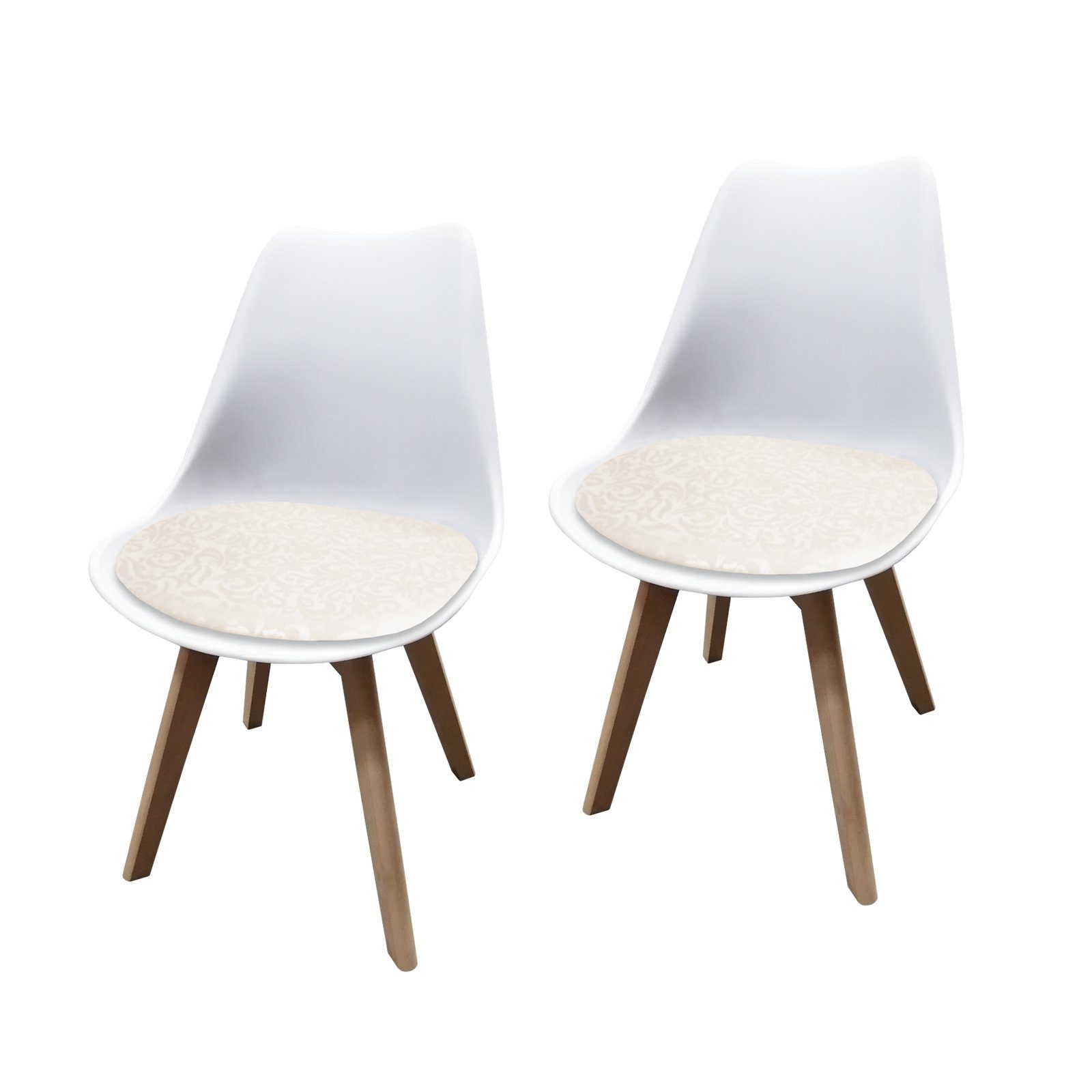 HTI-Living Esszimmerstuhl Stuhl Atlanta Weiß, PU günstig online kaufen